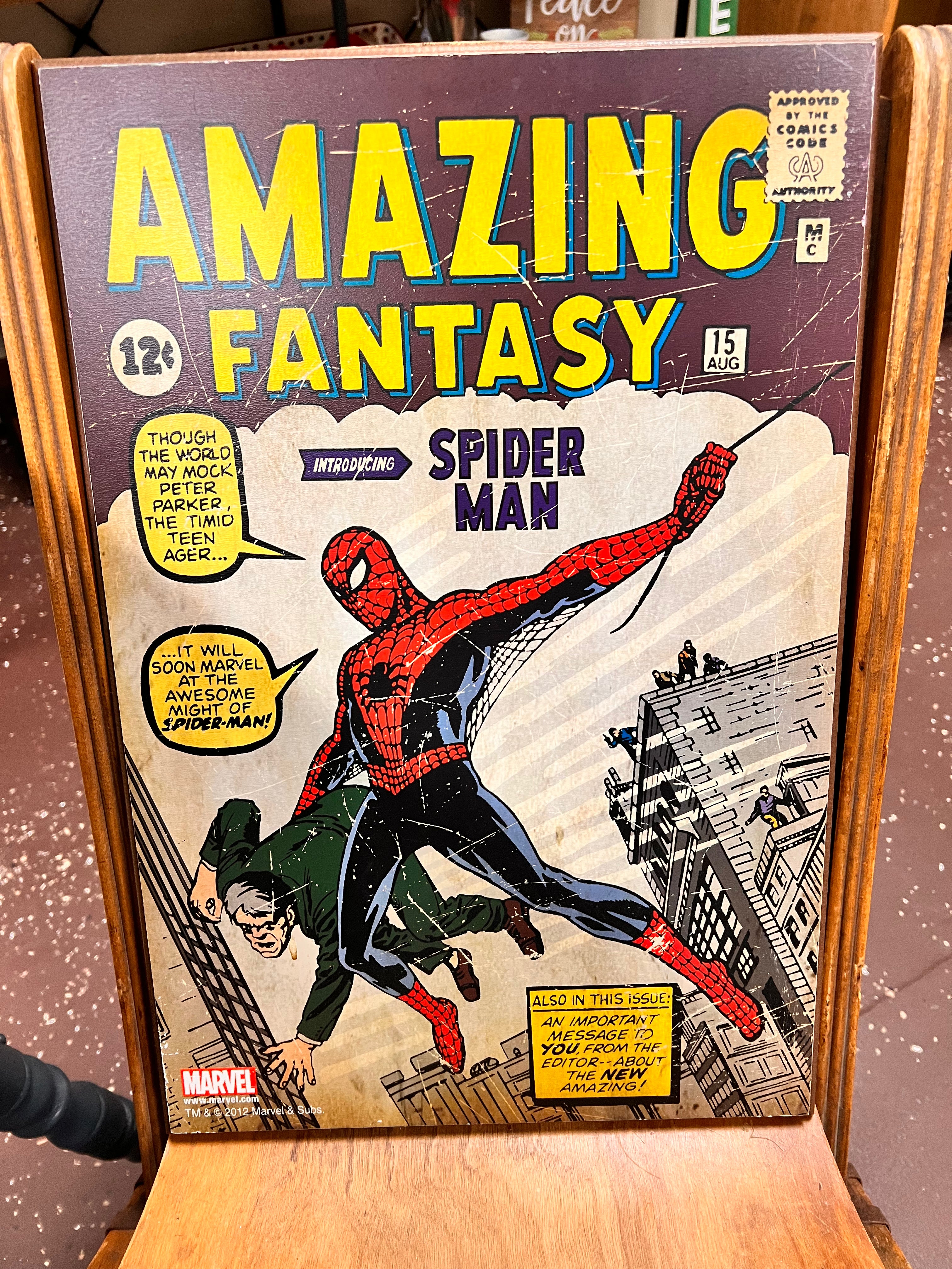 Comic Book Sign