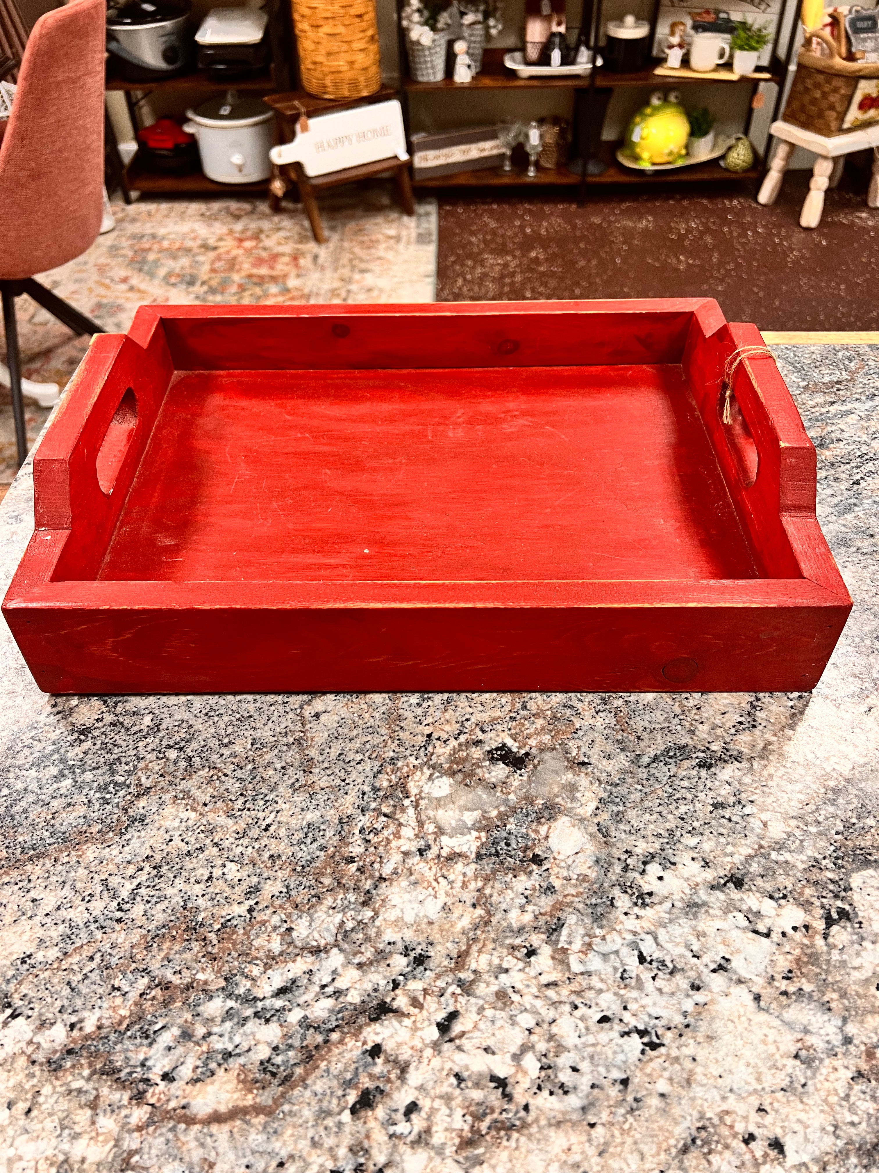 Red Tray