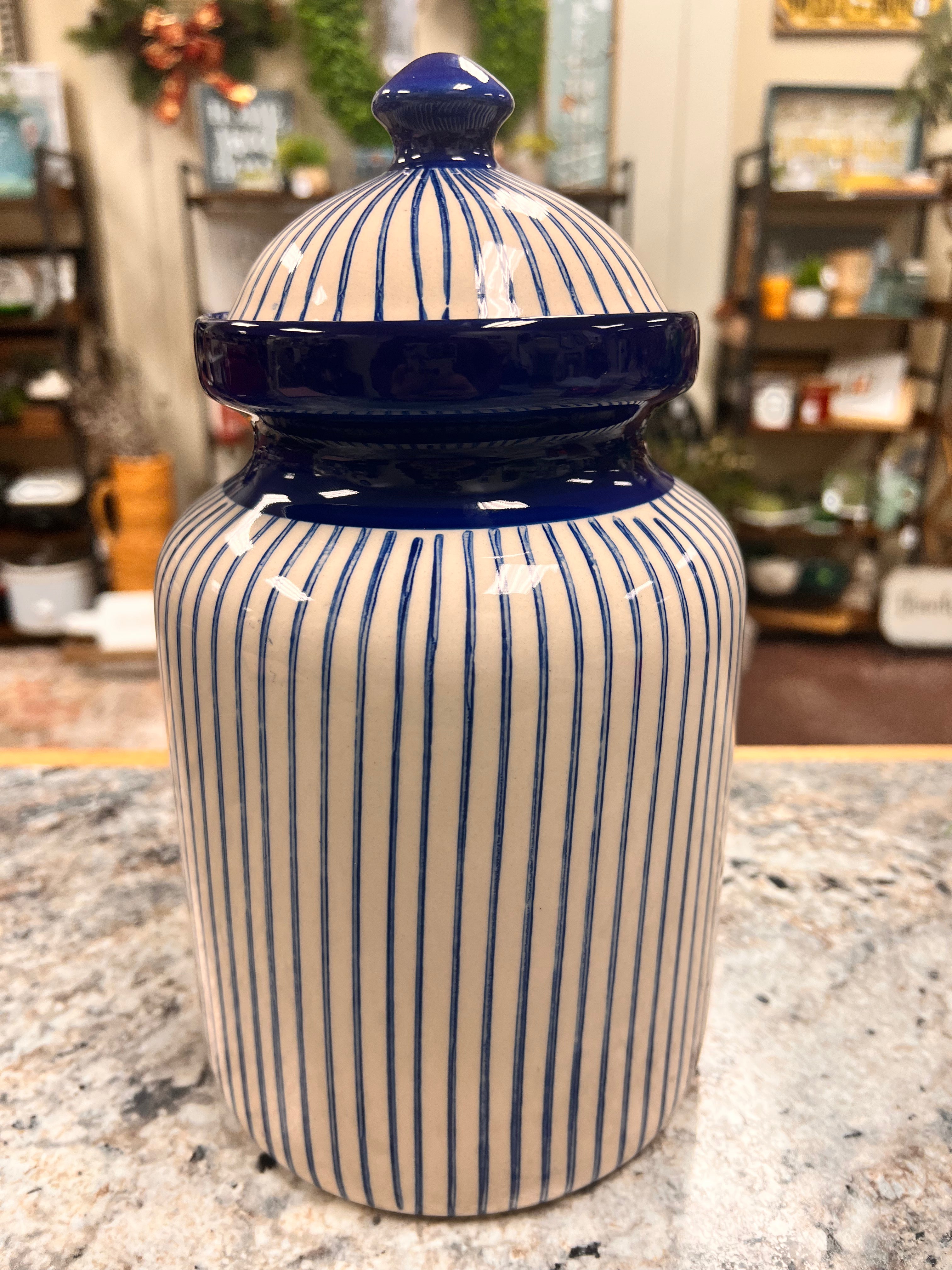 Blue Storage Jar