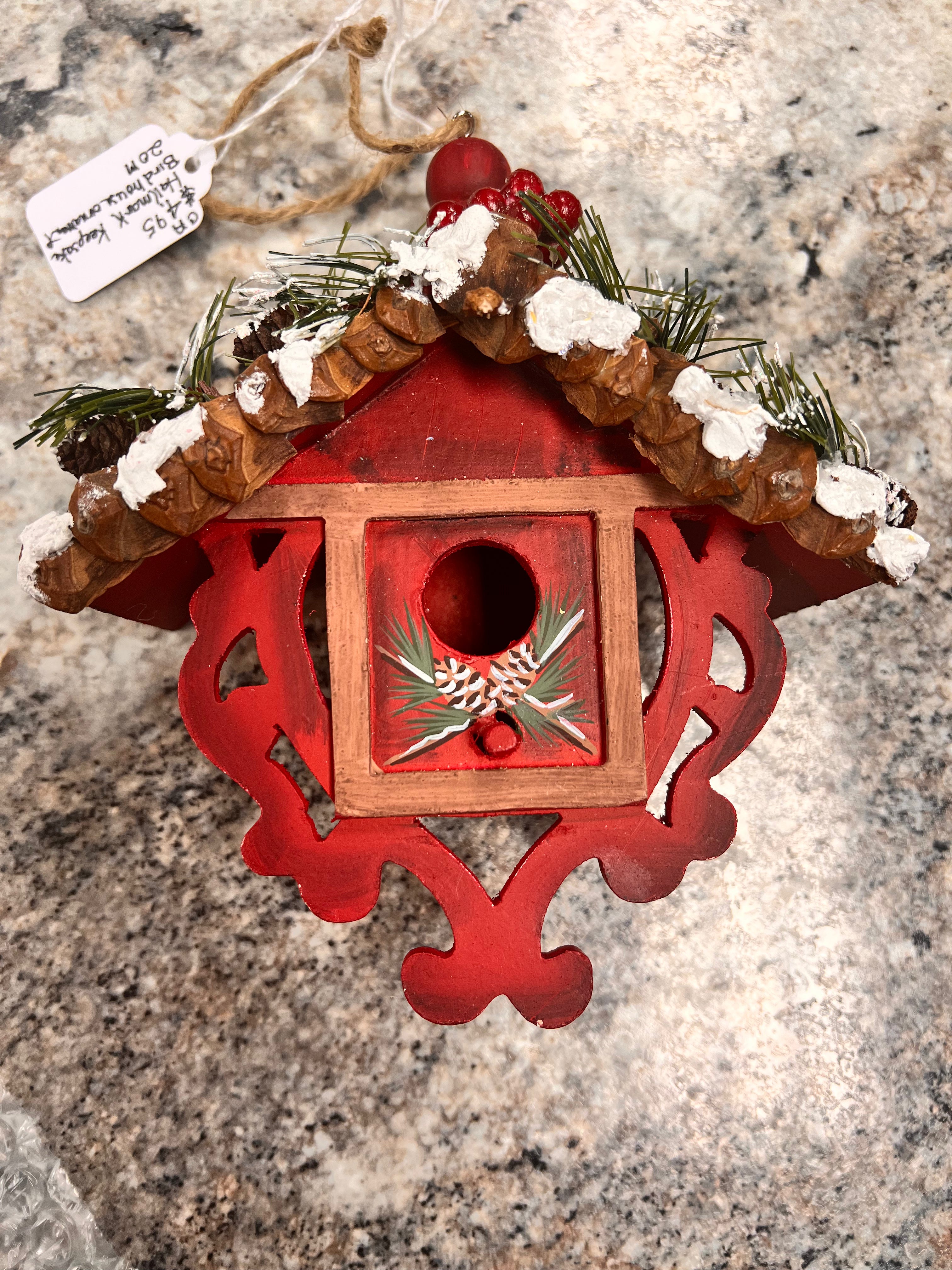 Birdhouse Ornament