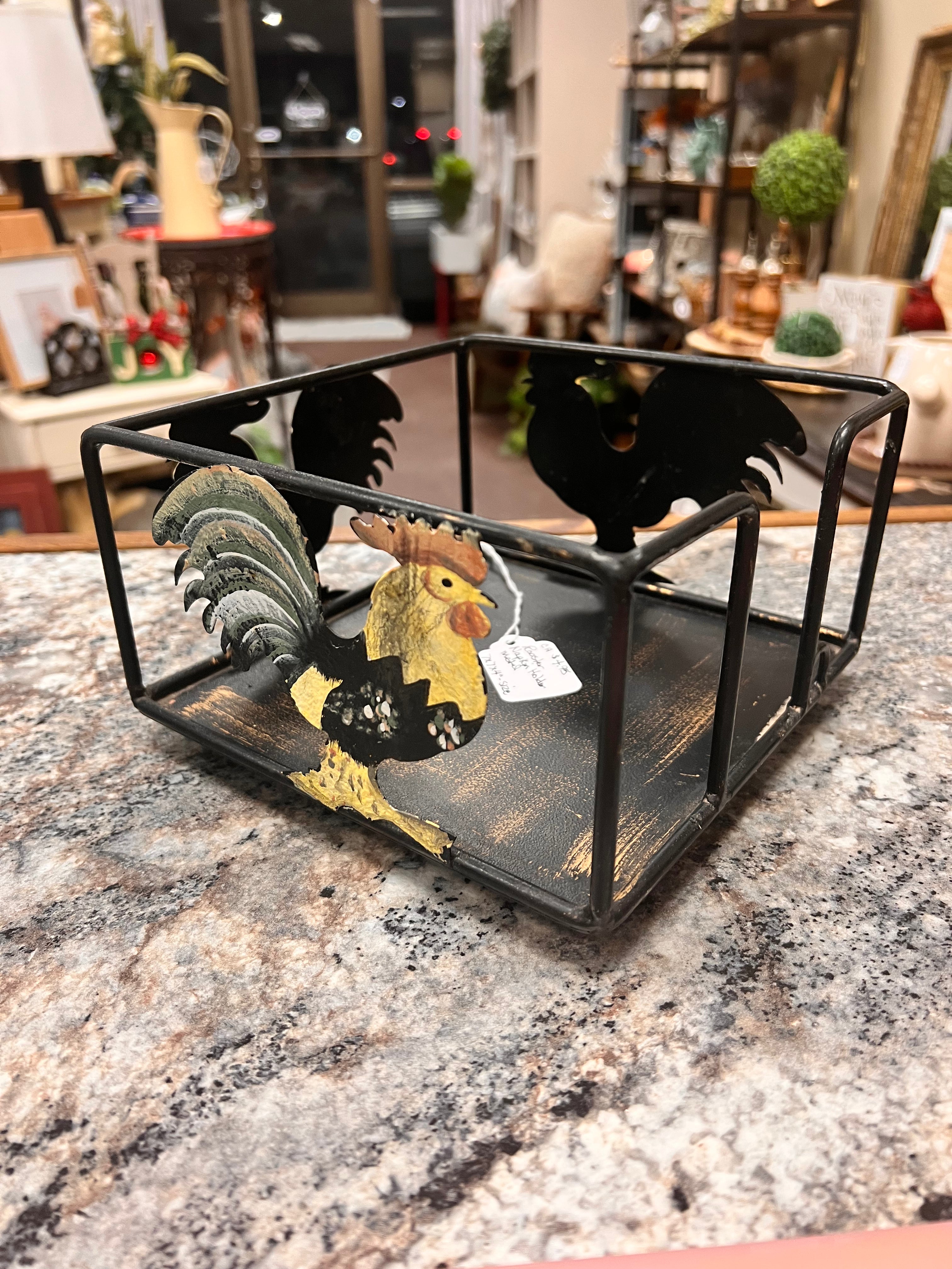 Rooster Napkin Holder