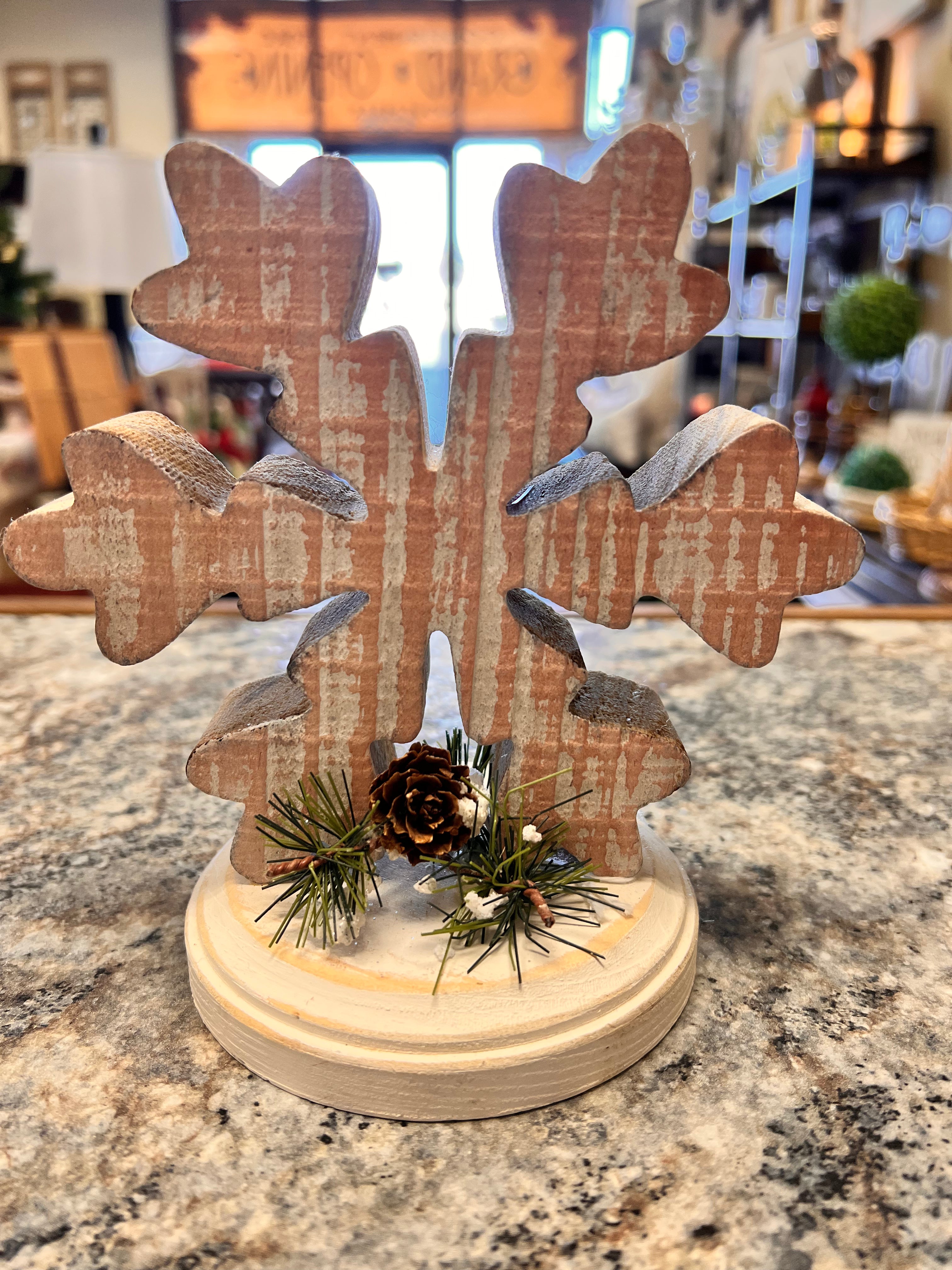 Wood Snowflake