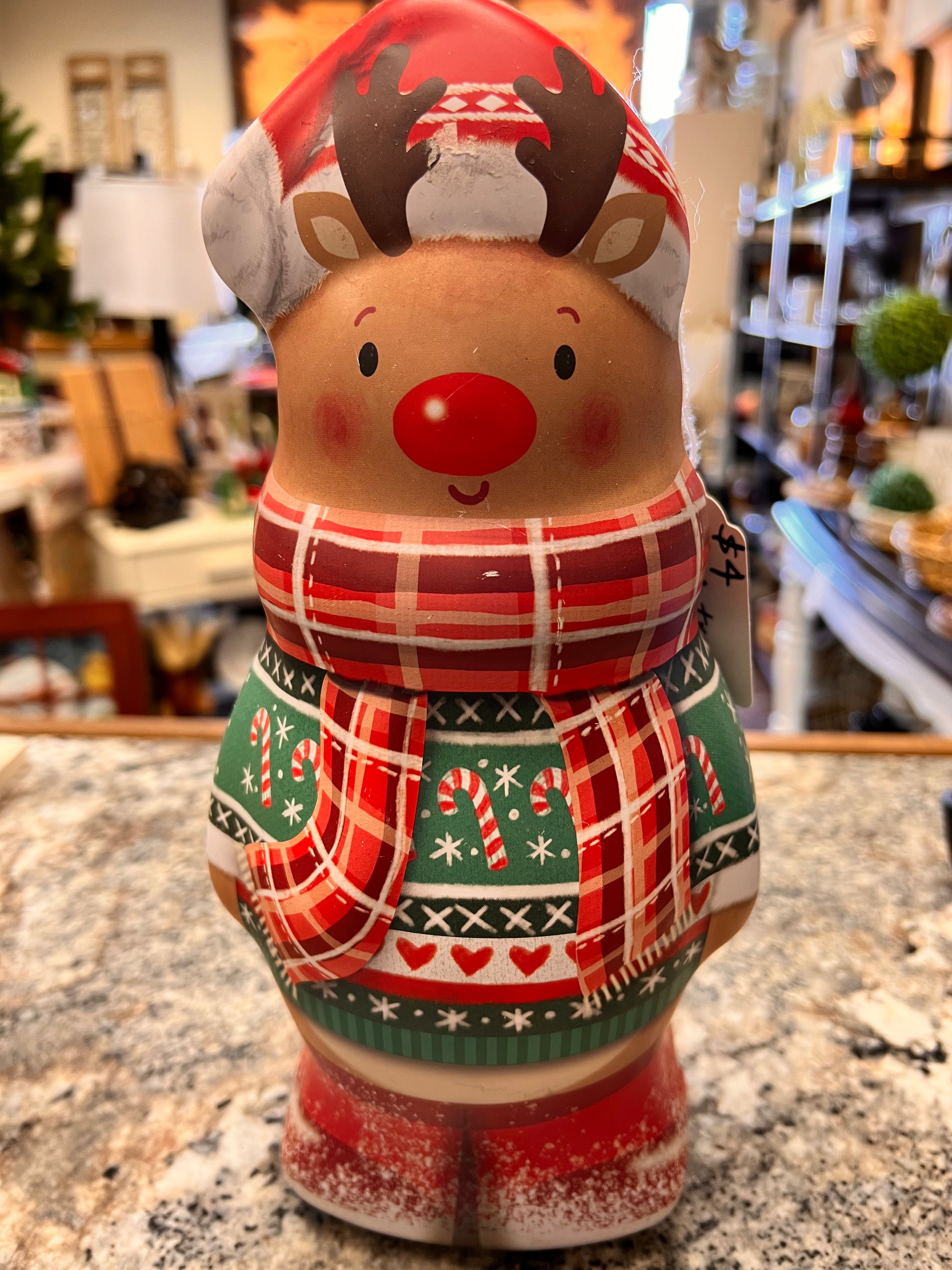 Reindeer Tin
