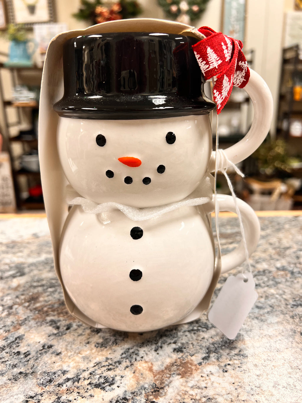 Snowman Mug Set