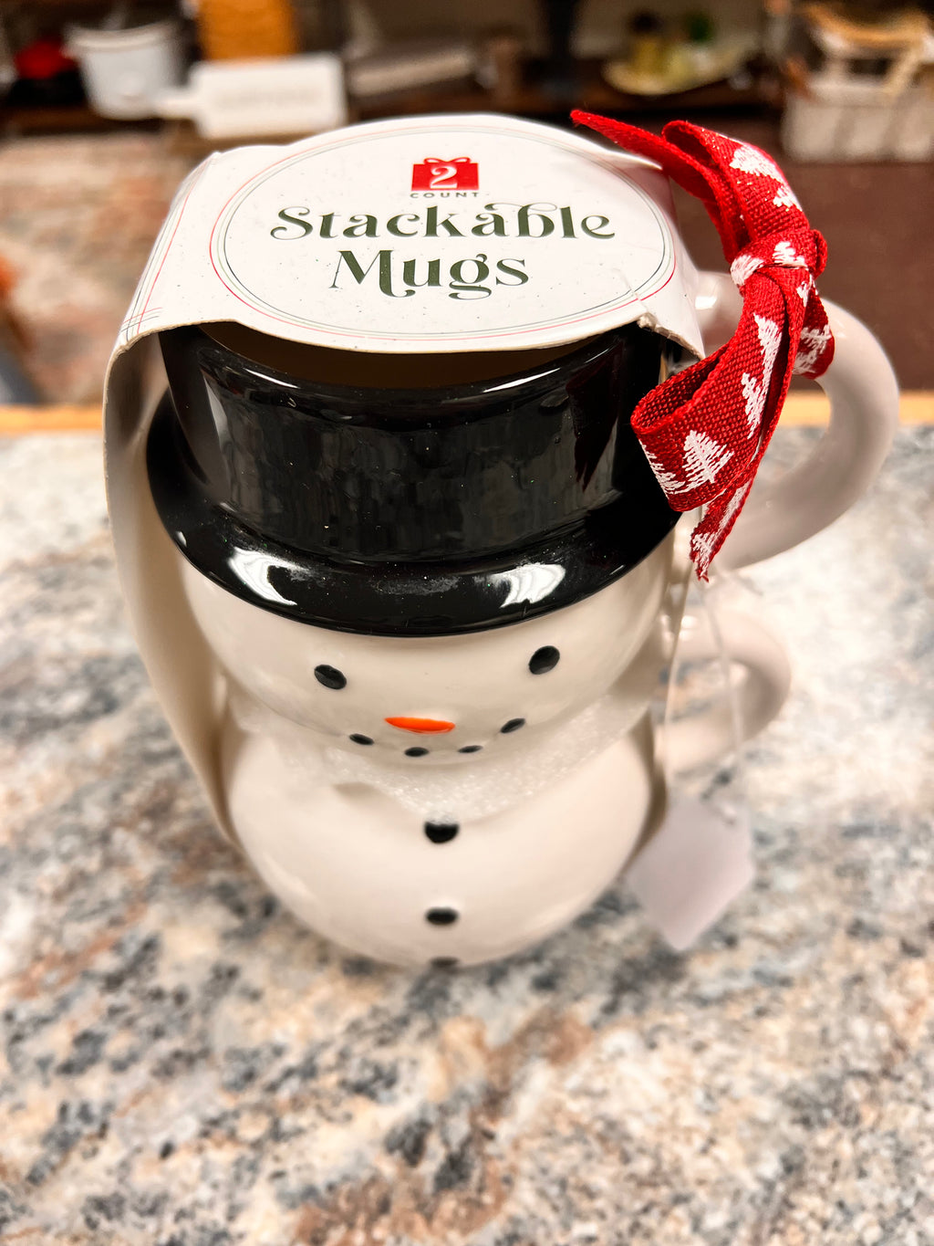 Snowman Mug Set