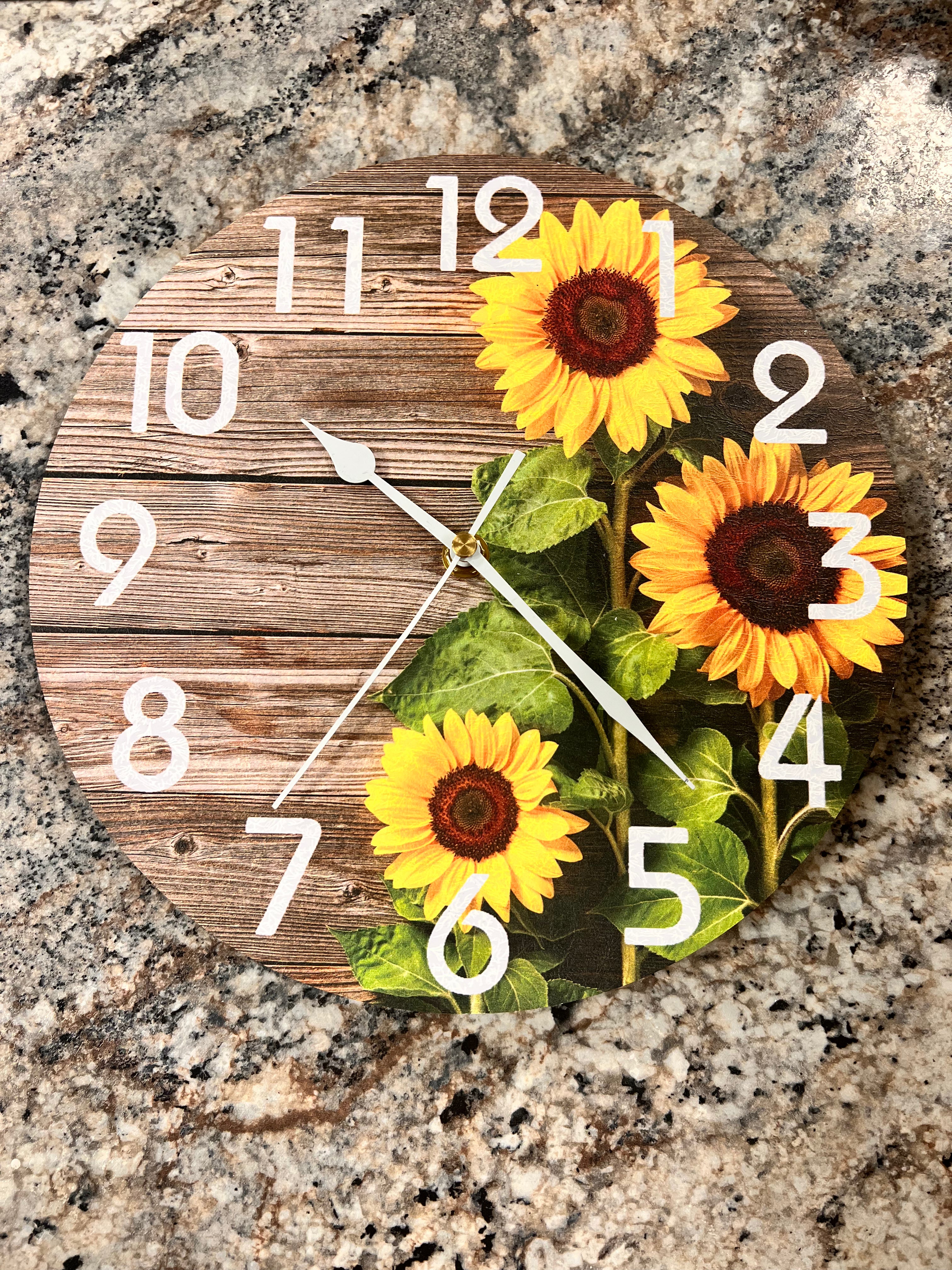 Sunflower Clock