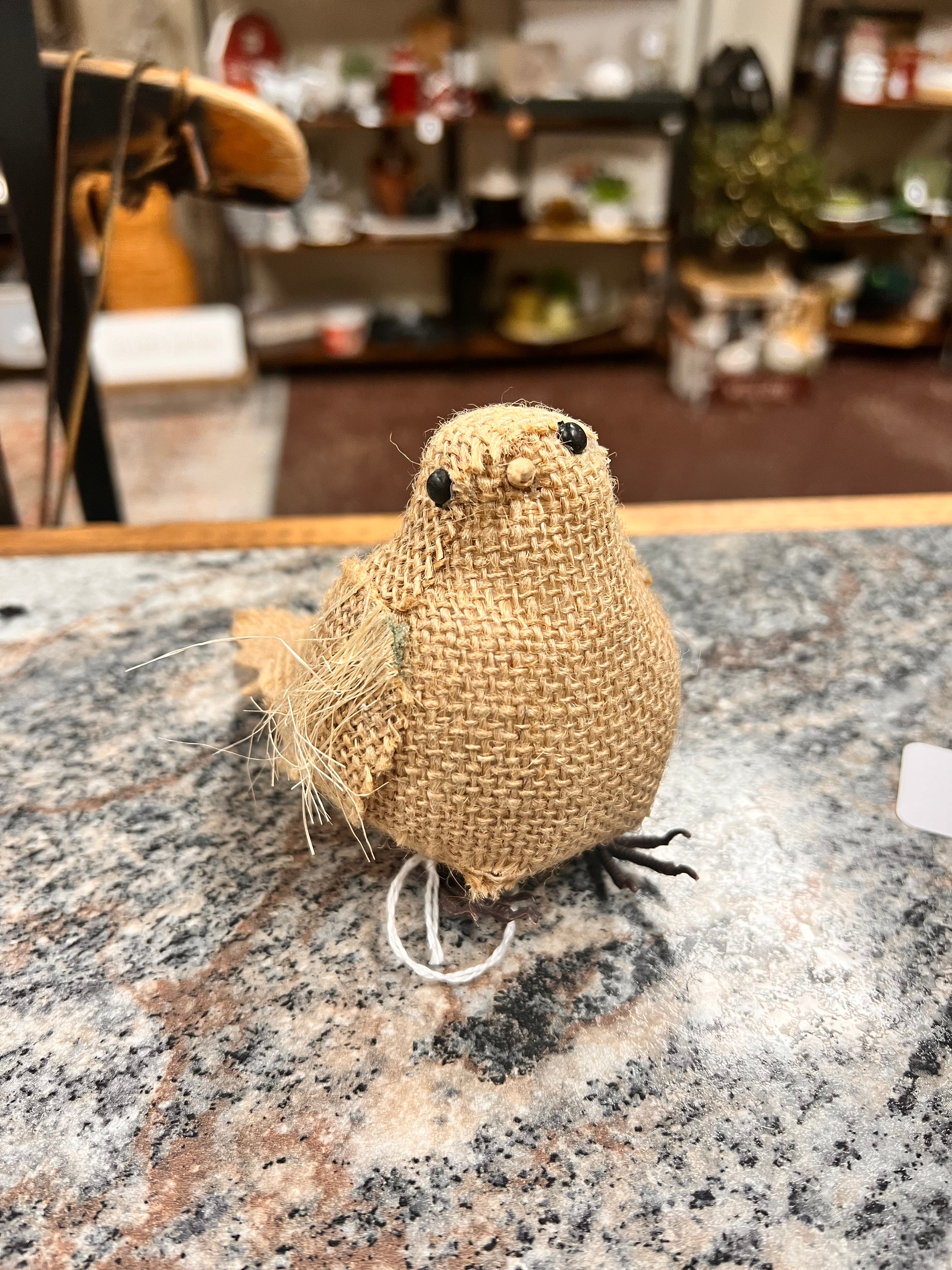 Burlap Bird
