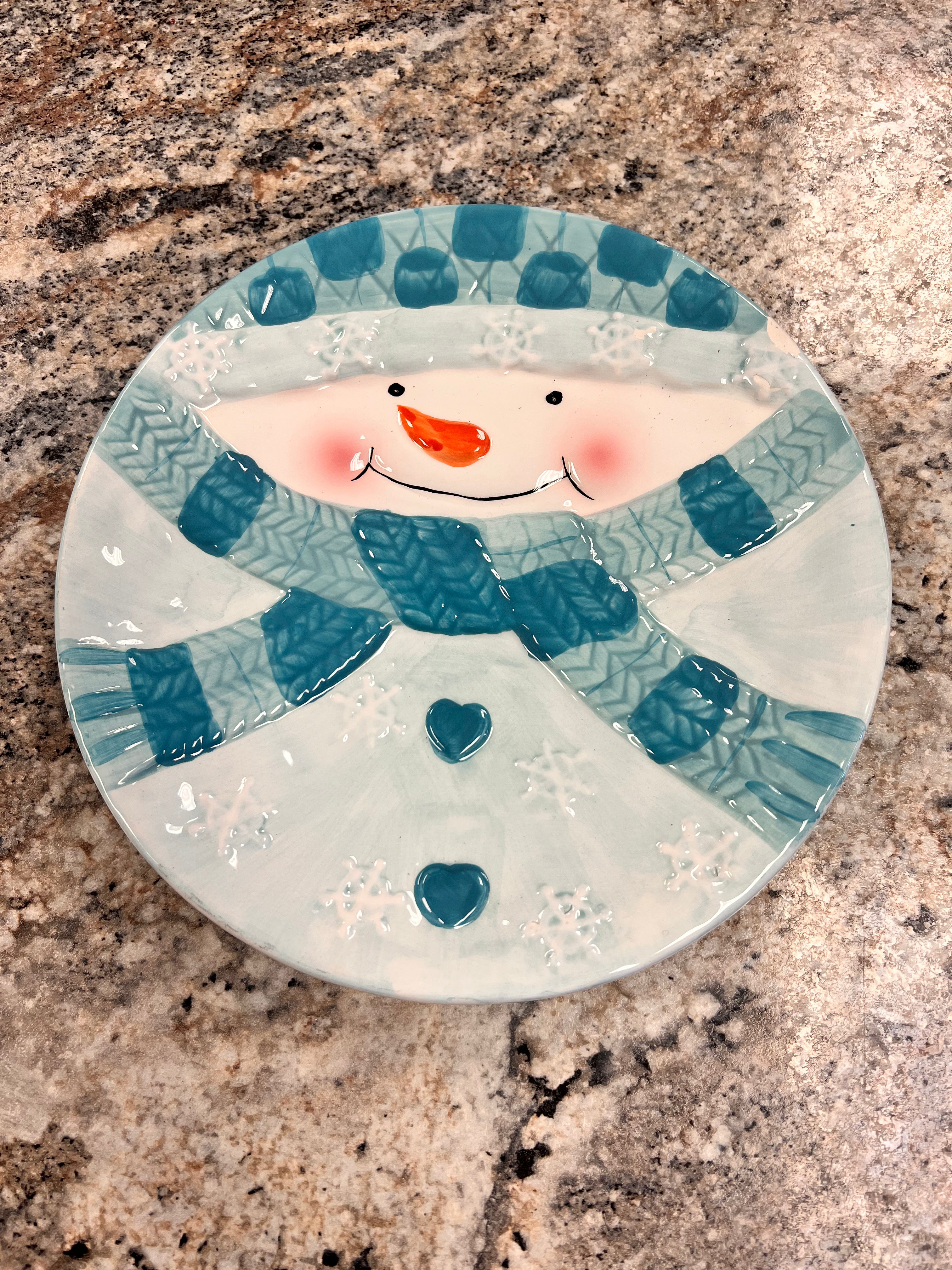 Snowman Plate
