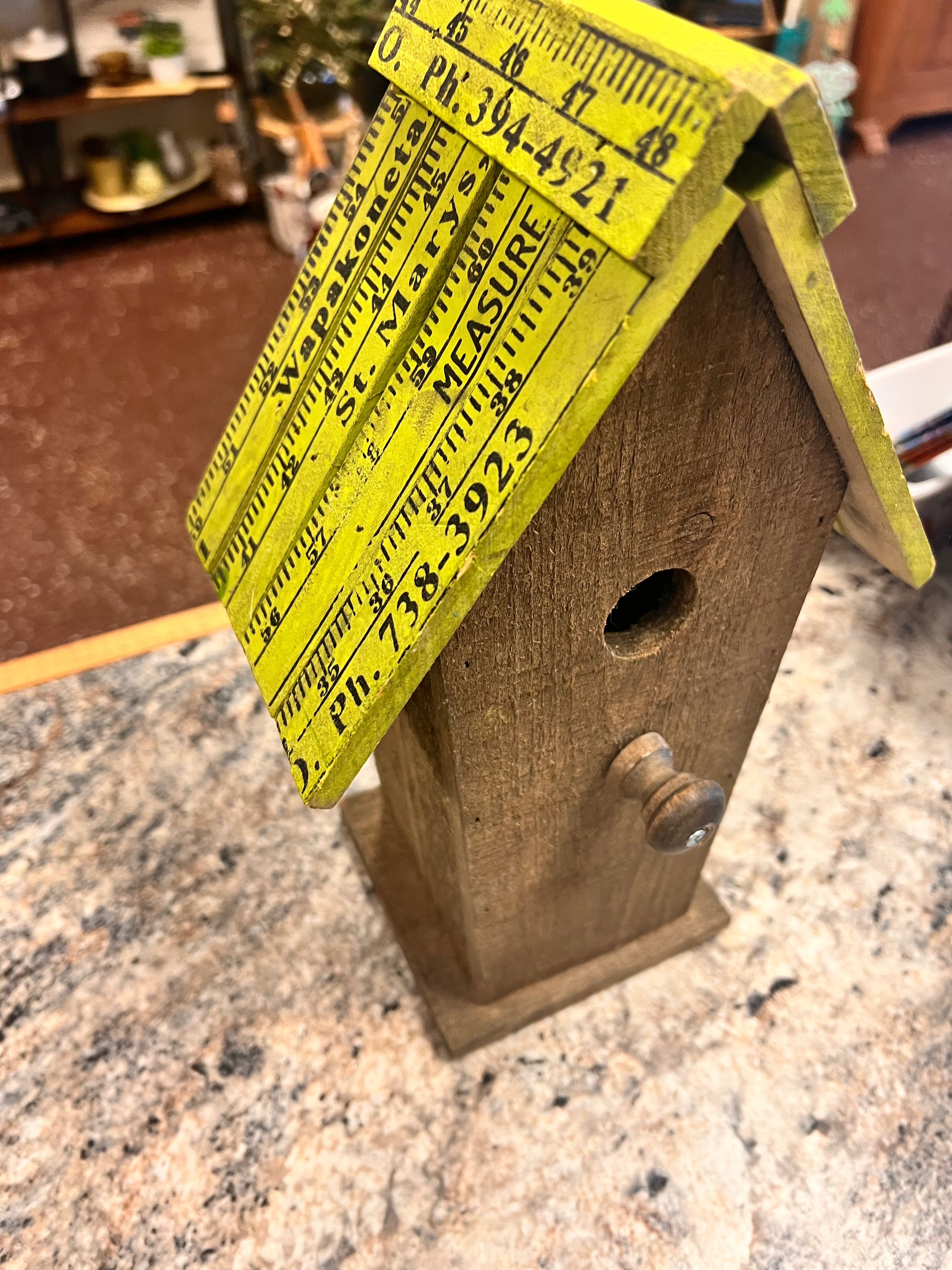 Ruler Birdhouse