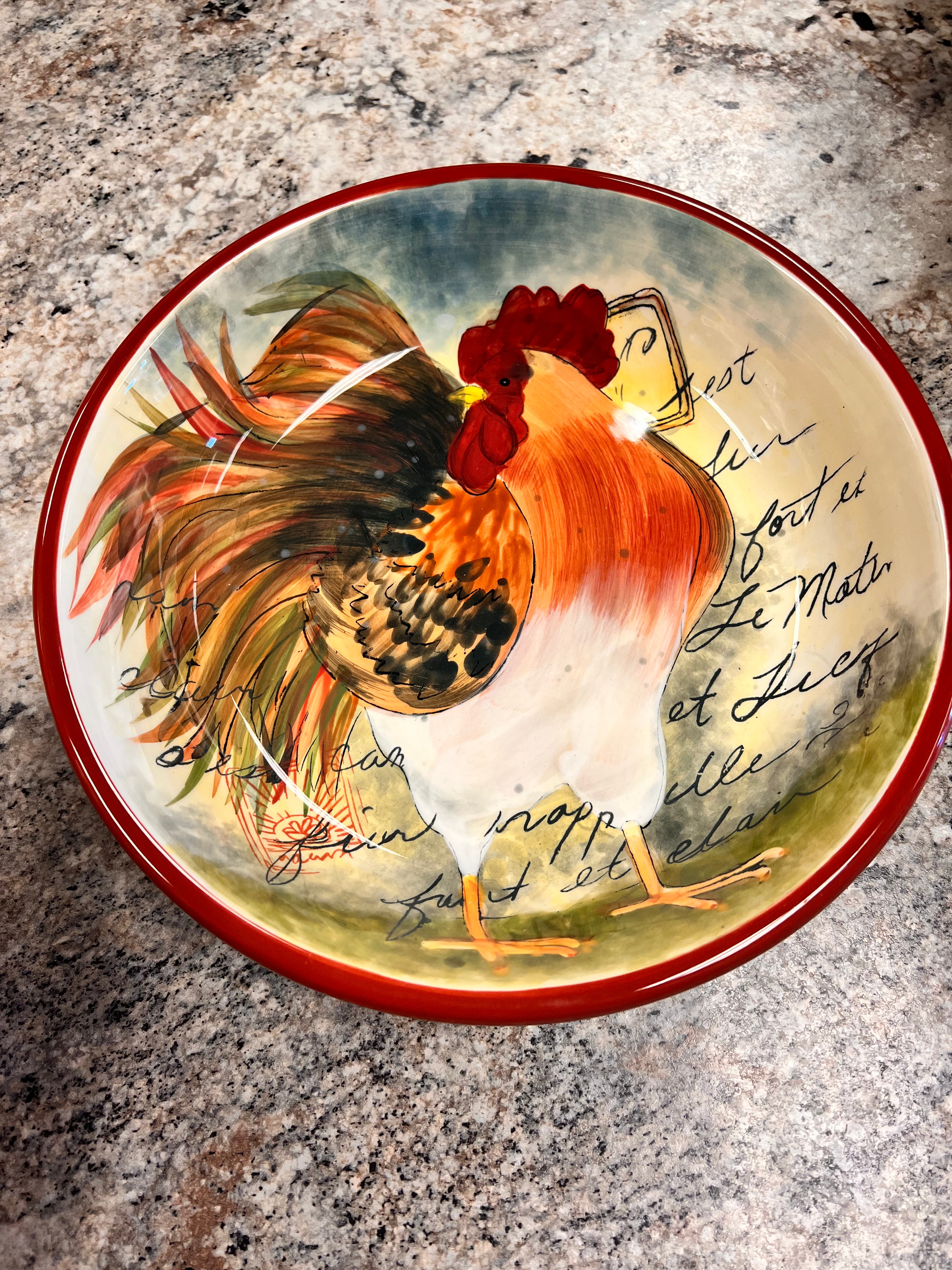 Rooster Pasta Bowl