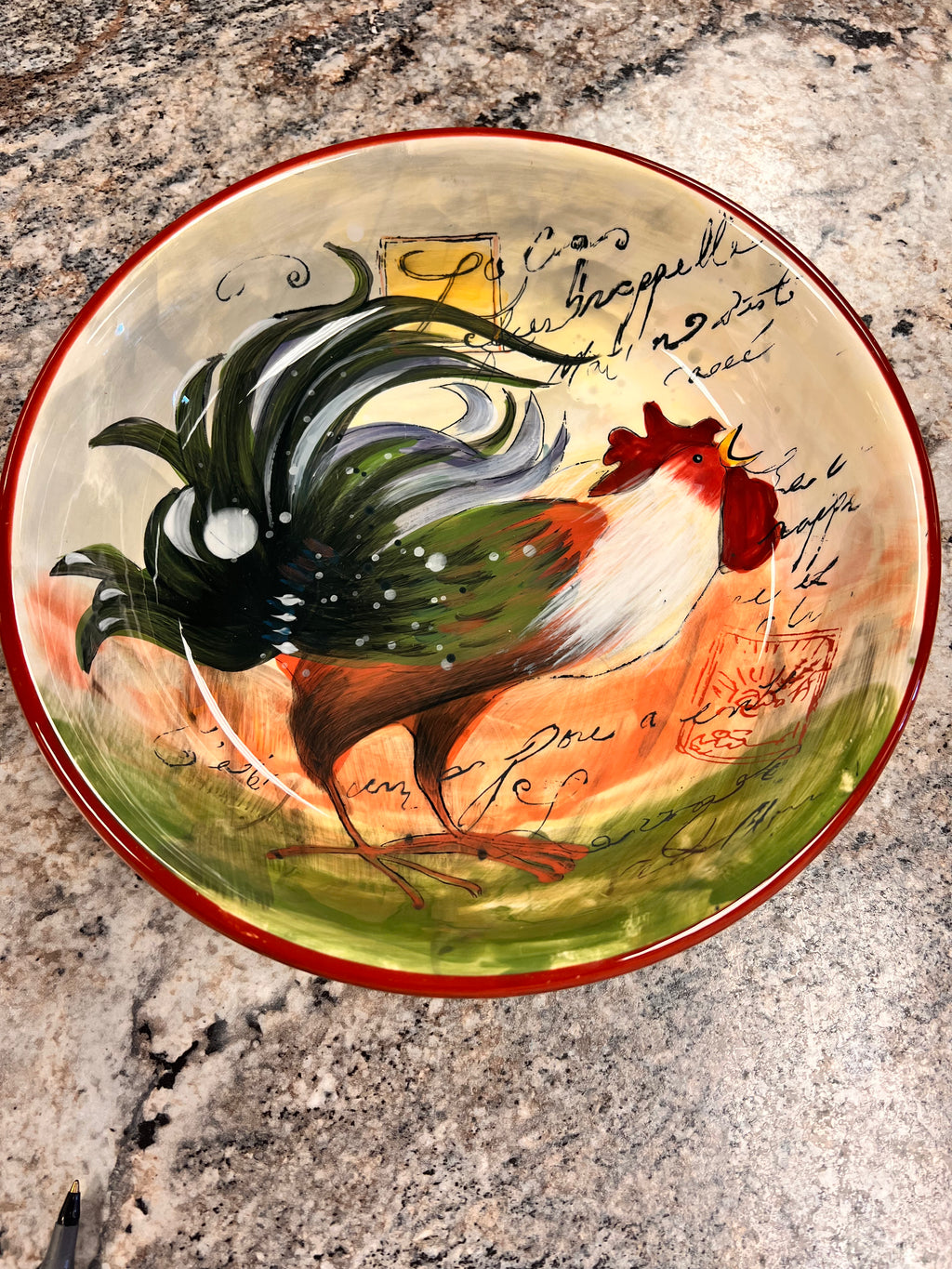 Rooster Pasta Bowl