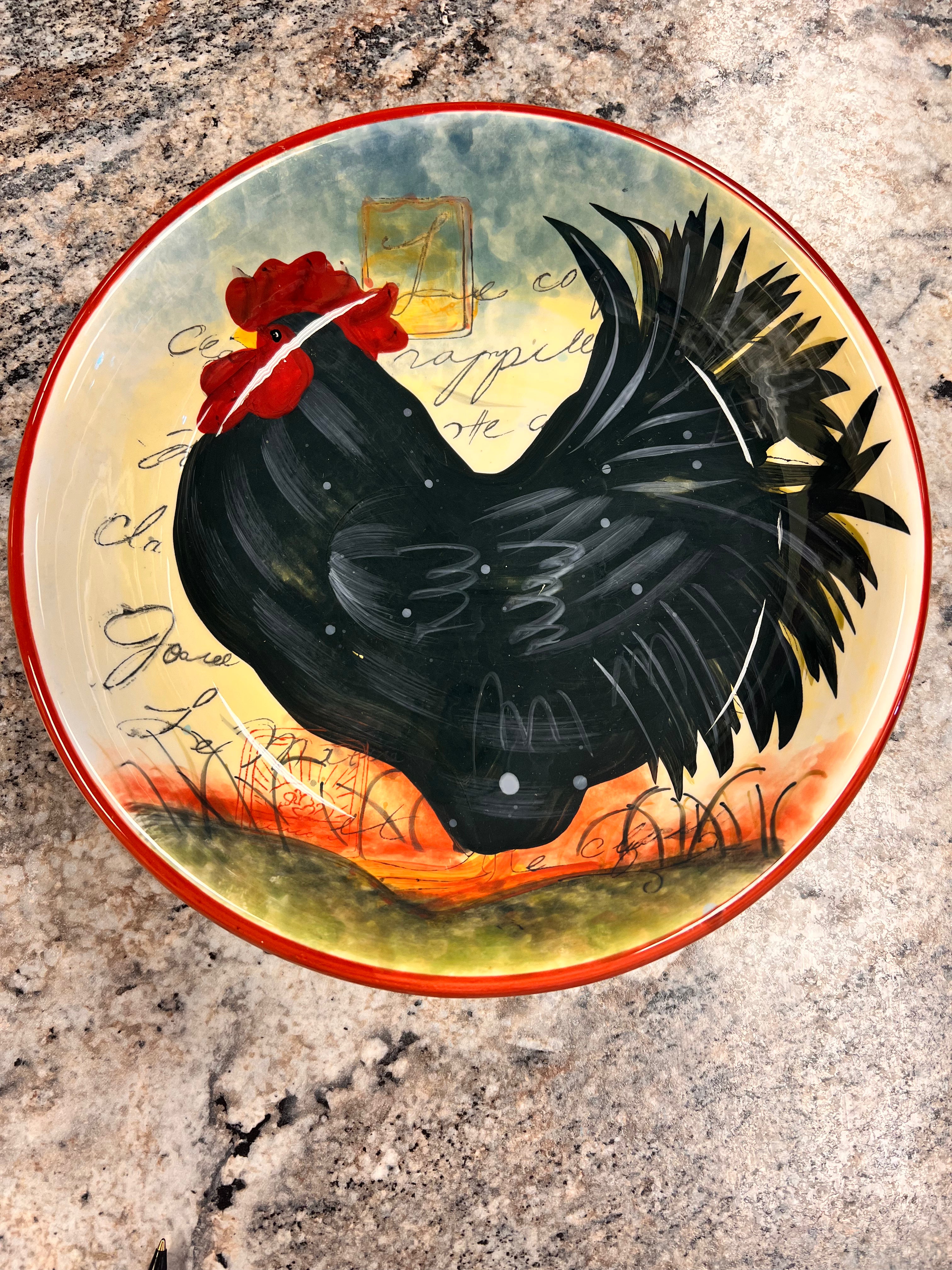 Rooster Pasta Bowl