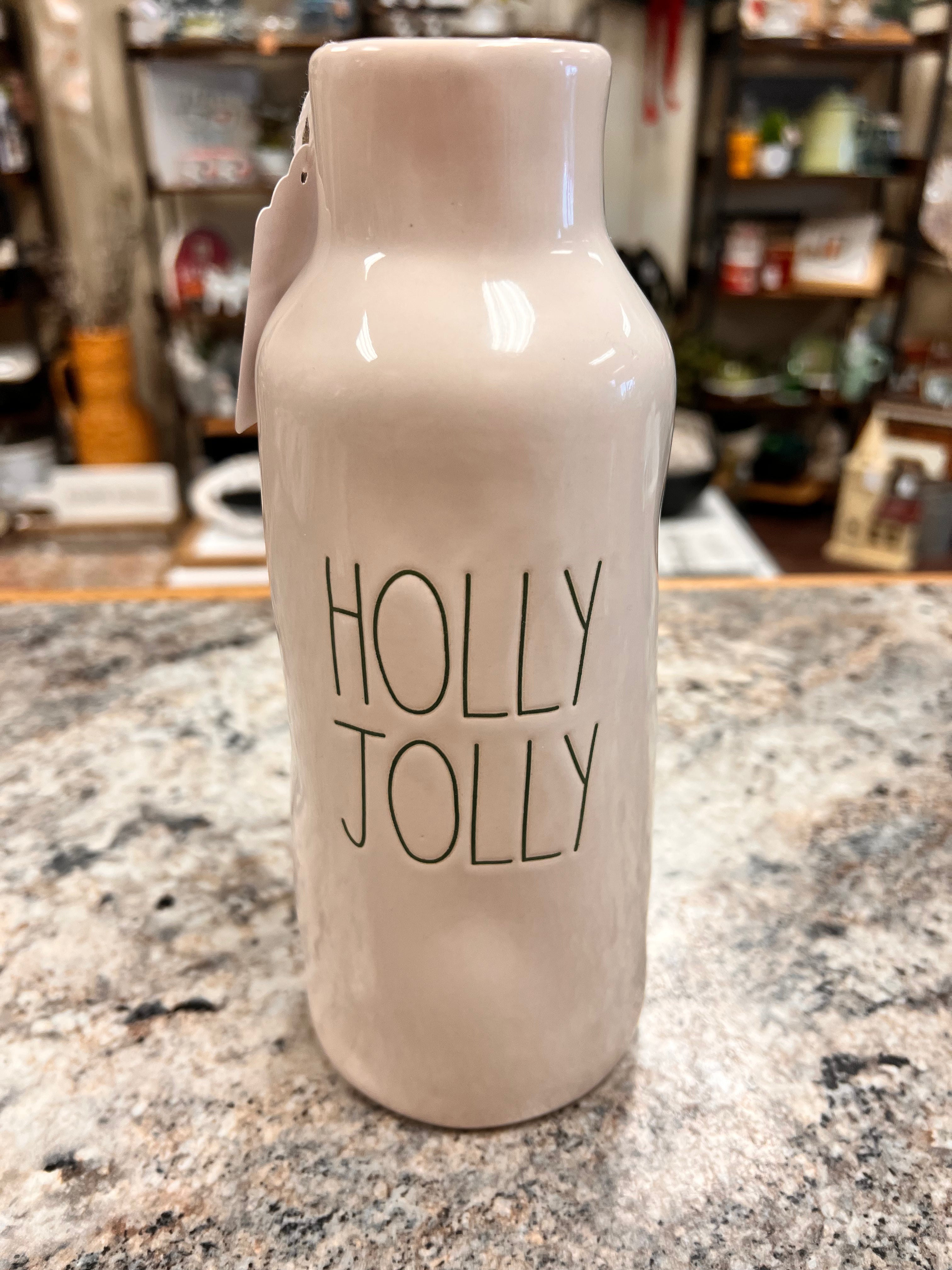 Holly Jolly Vase