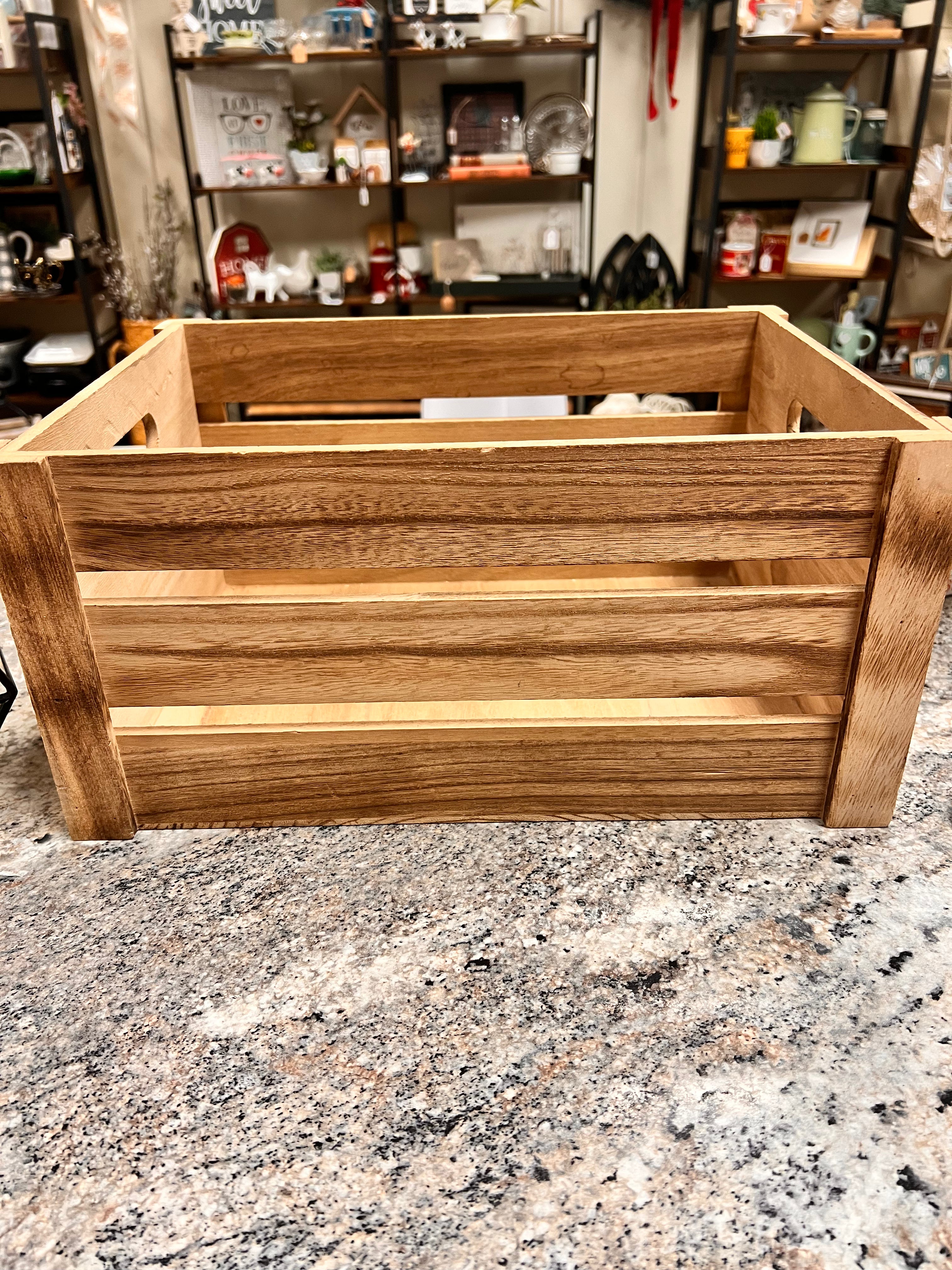Wood Box Decor