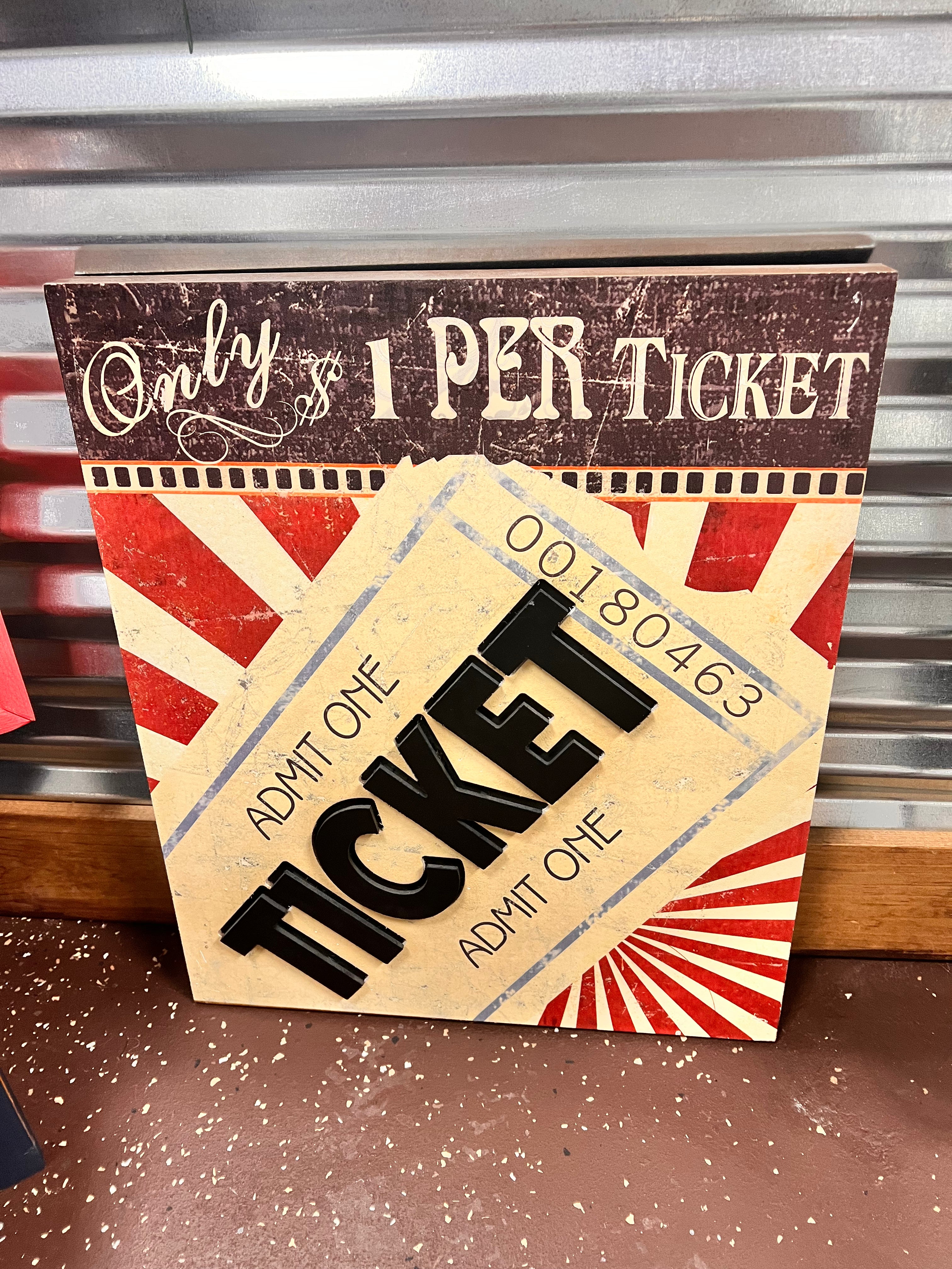 Ticket Sign