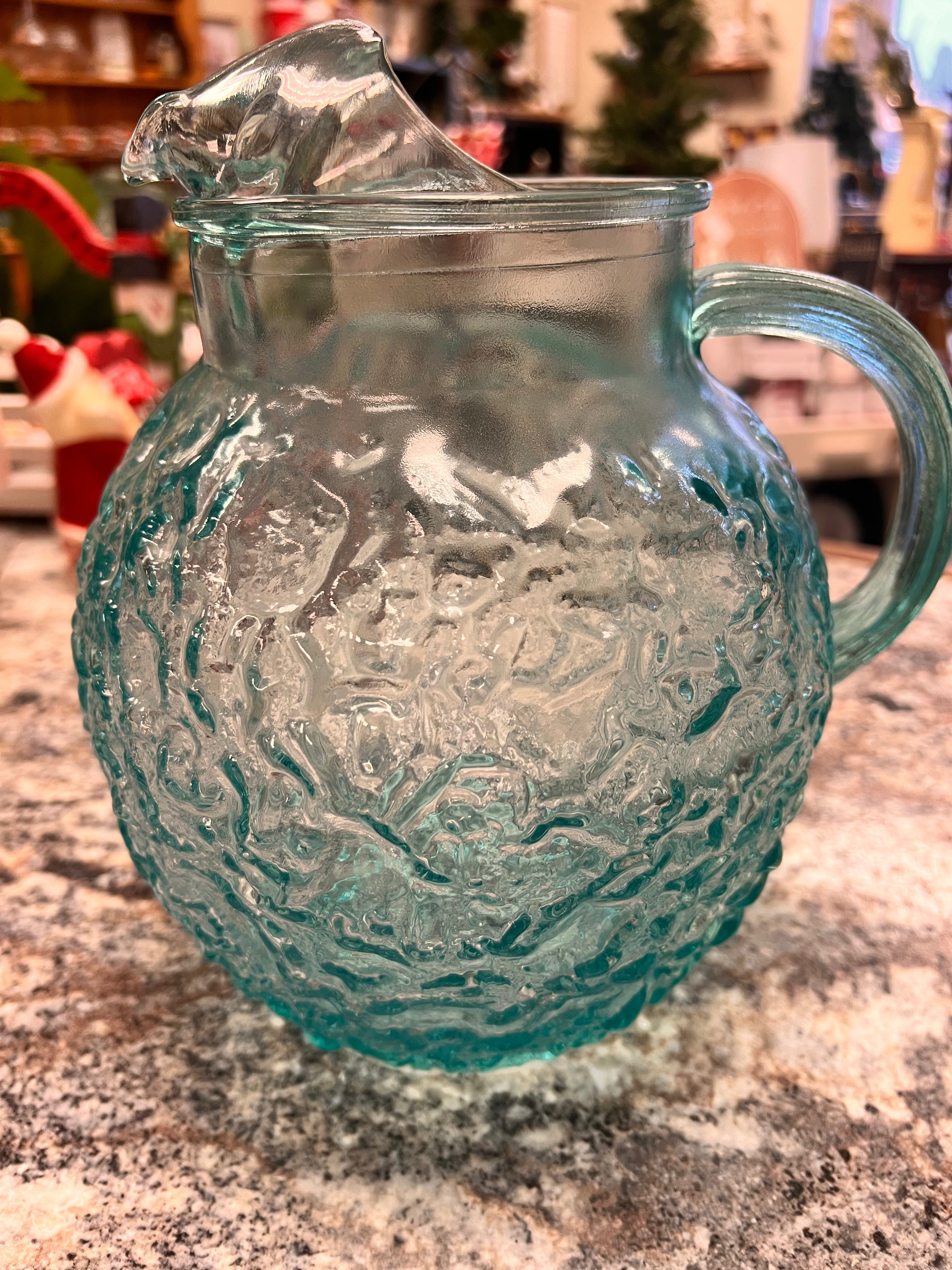 Vintage Blue Pitcher