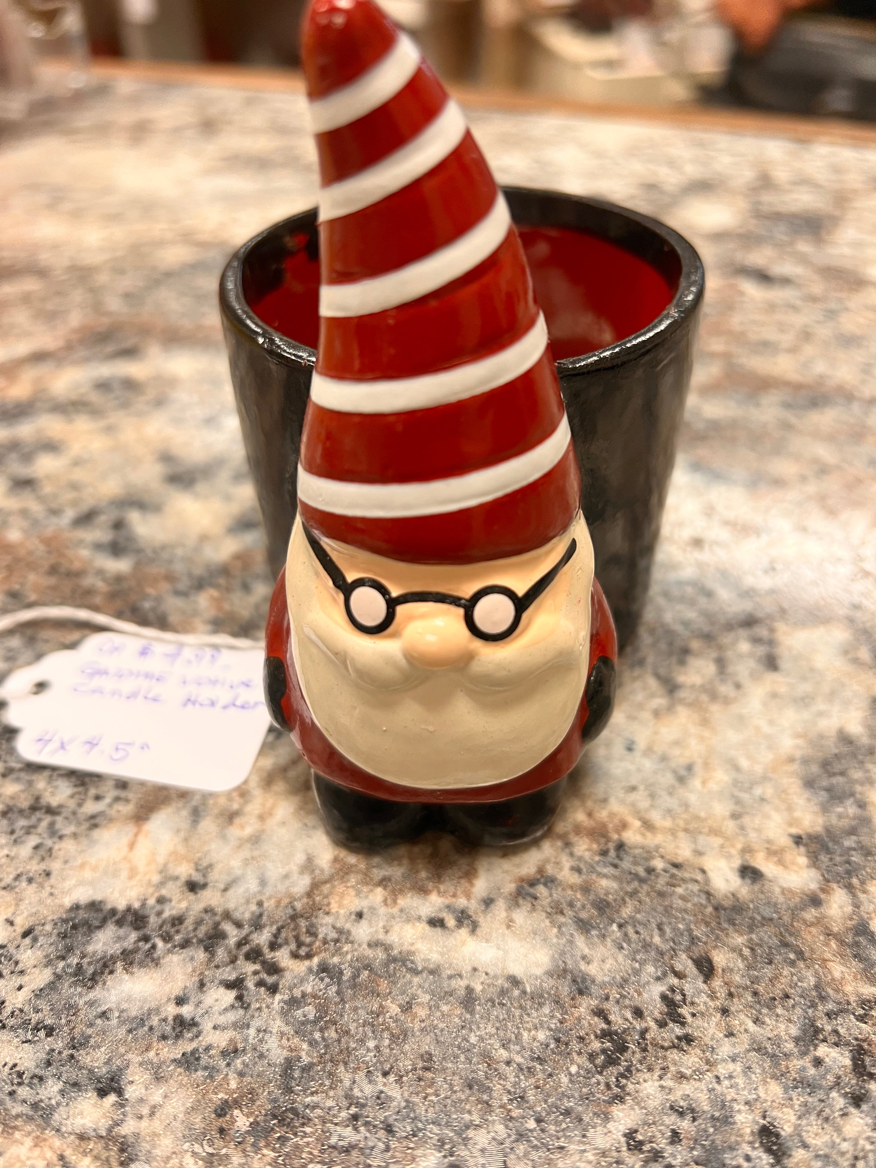 Gnome Candle Holder