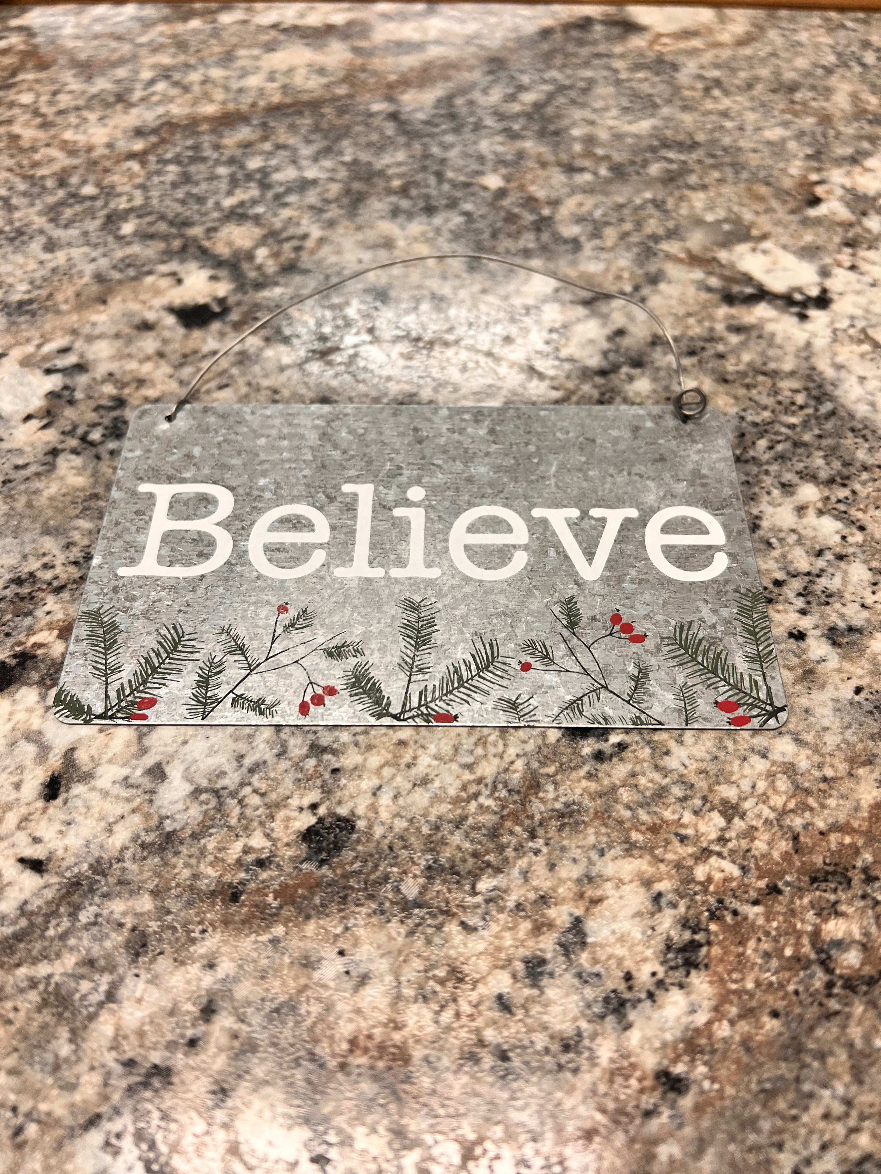 Believe Ornament