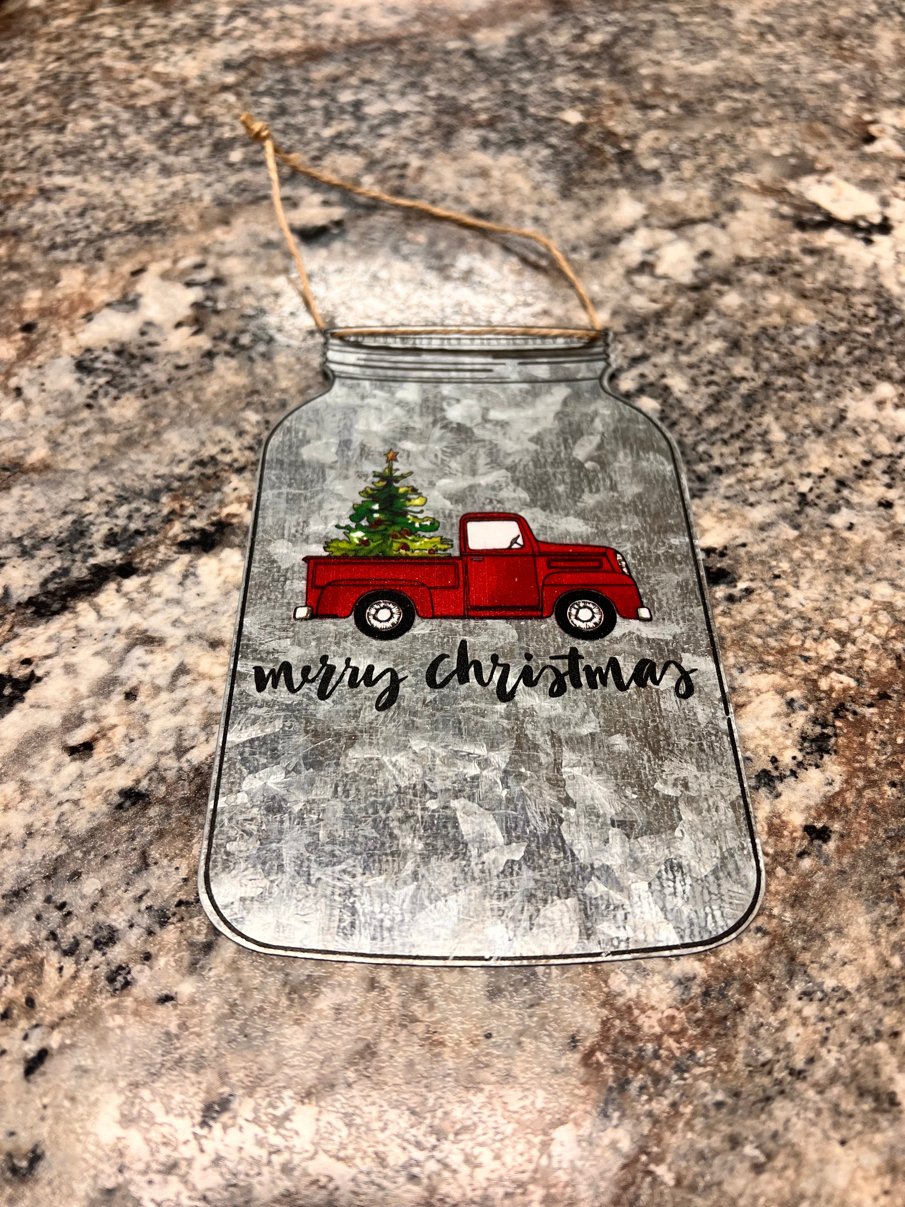 Mason Jar Ornament