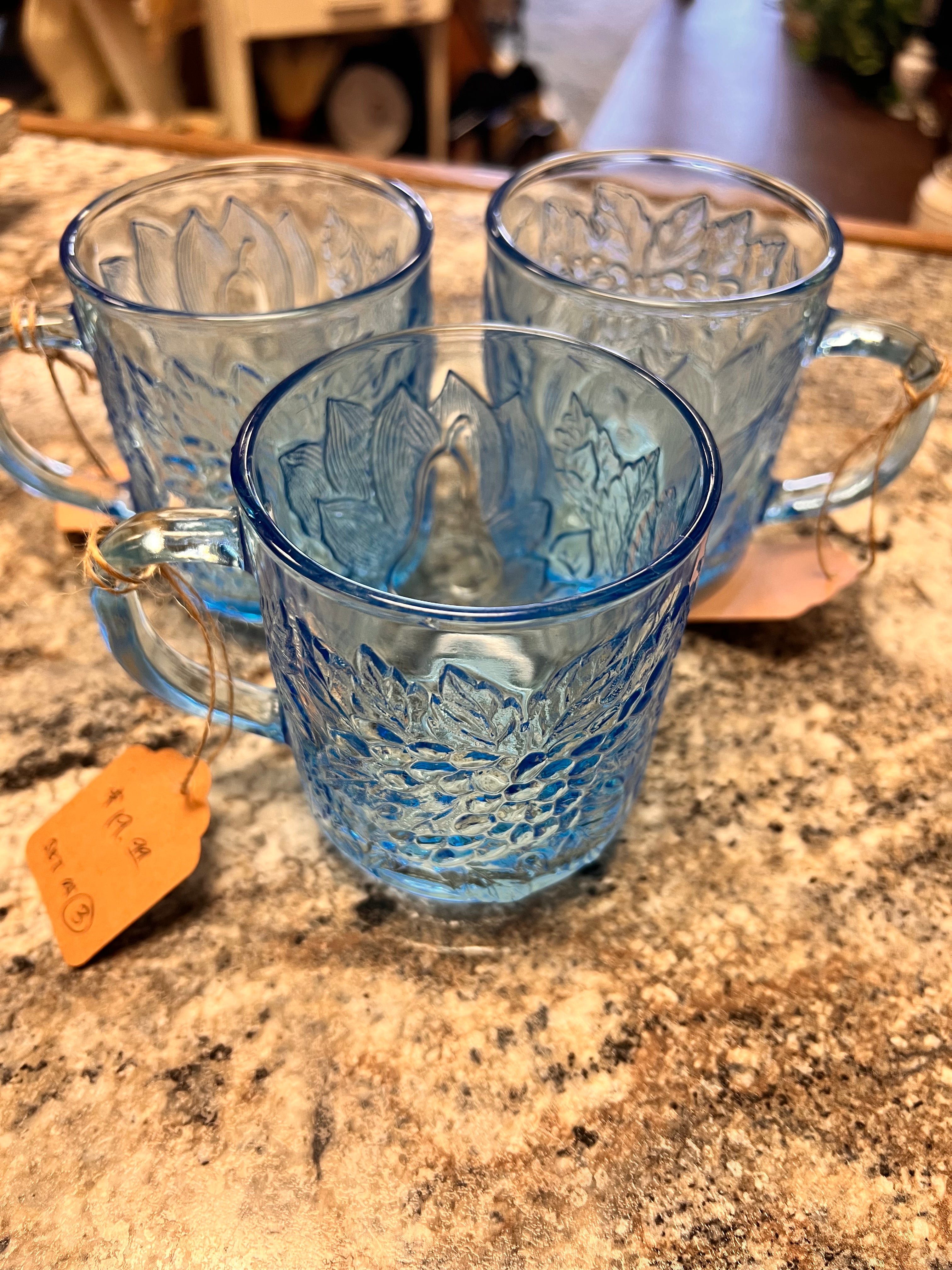 Blue Glass Set
