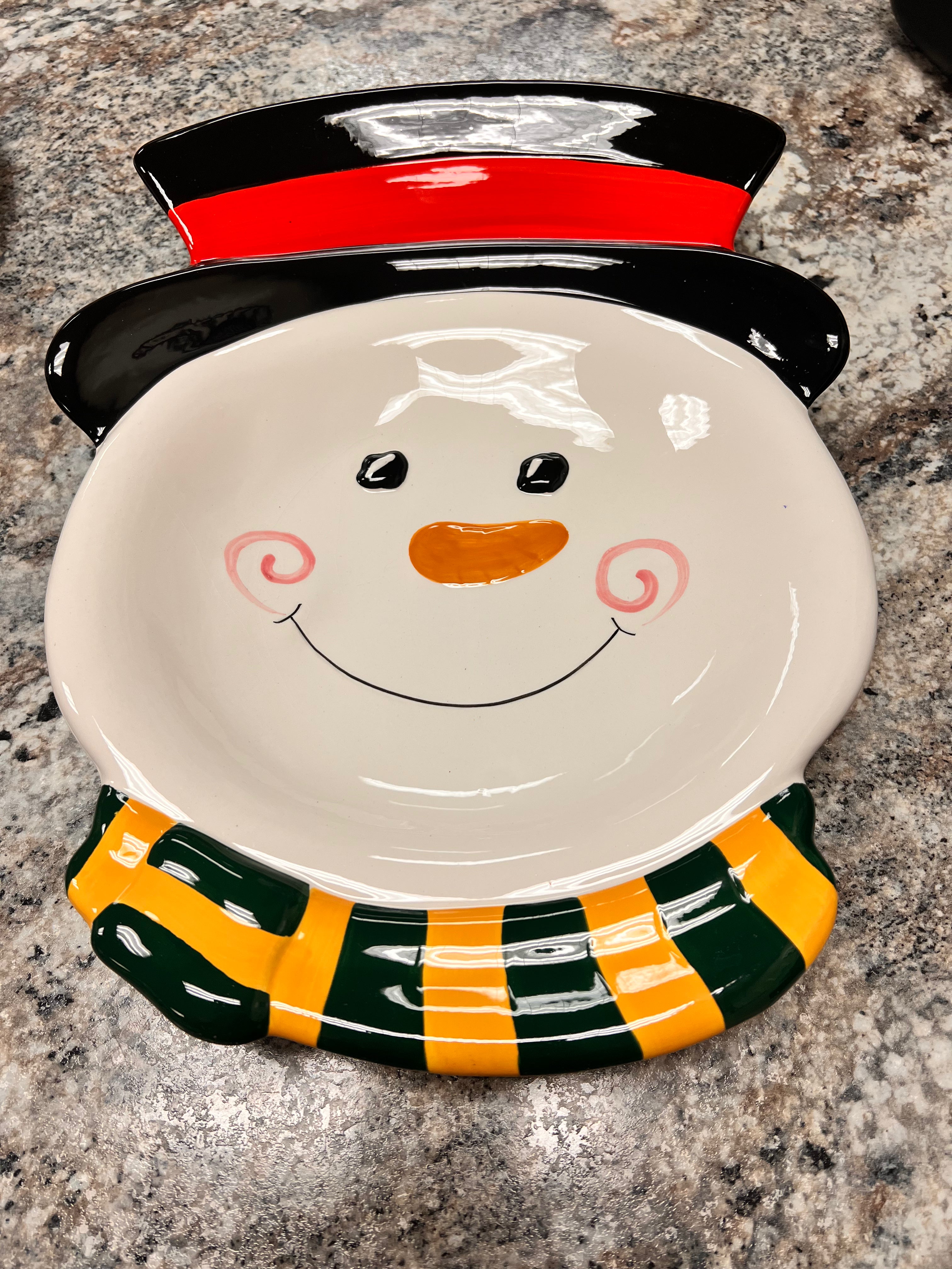 Snowman Platter