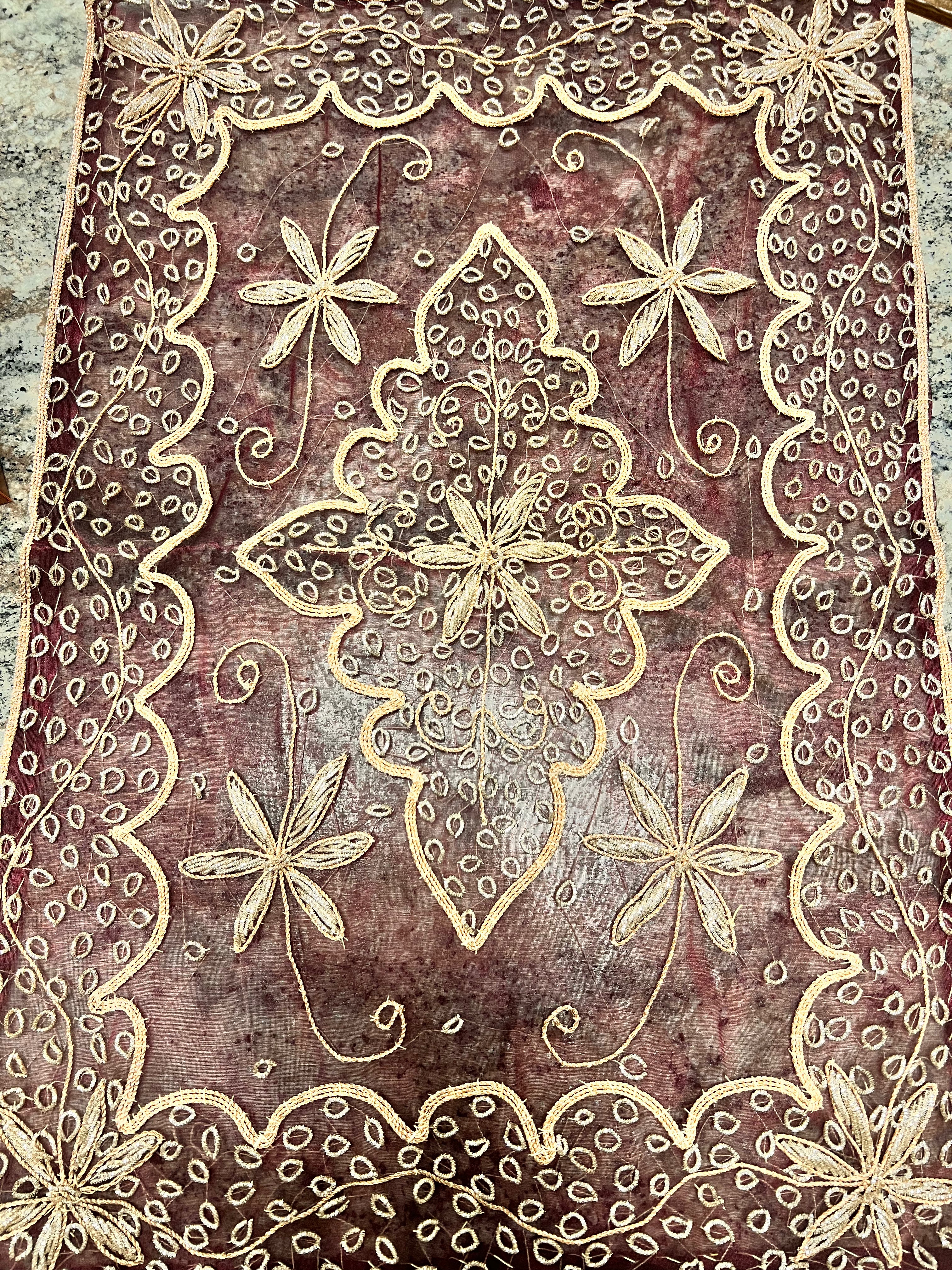 Hand Embroidered Placemat