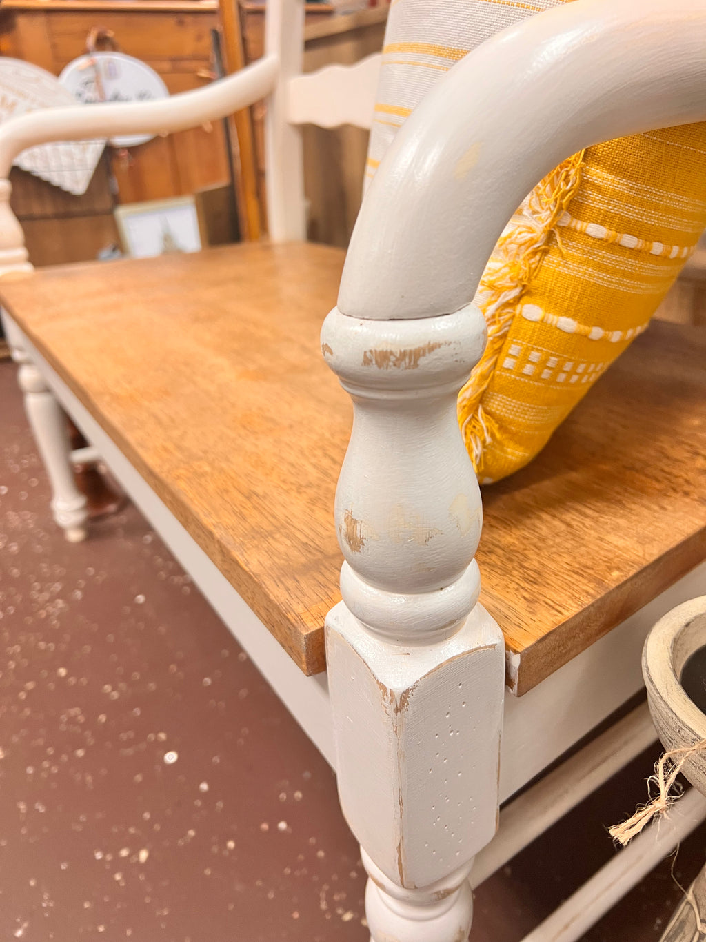 Refinished Entry Bench