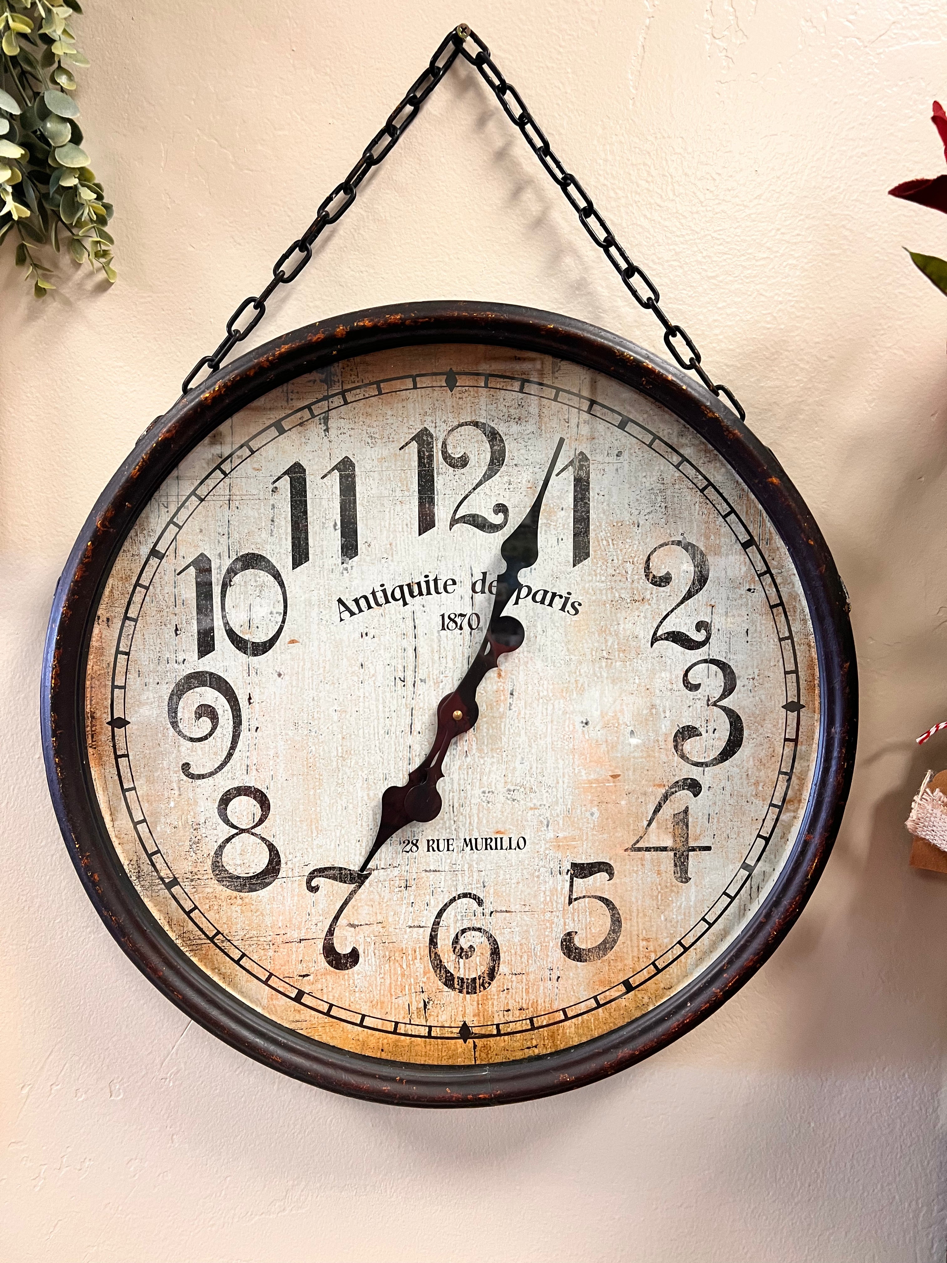 19” Wall Clock