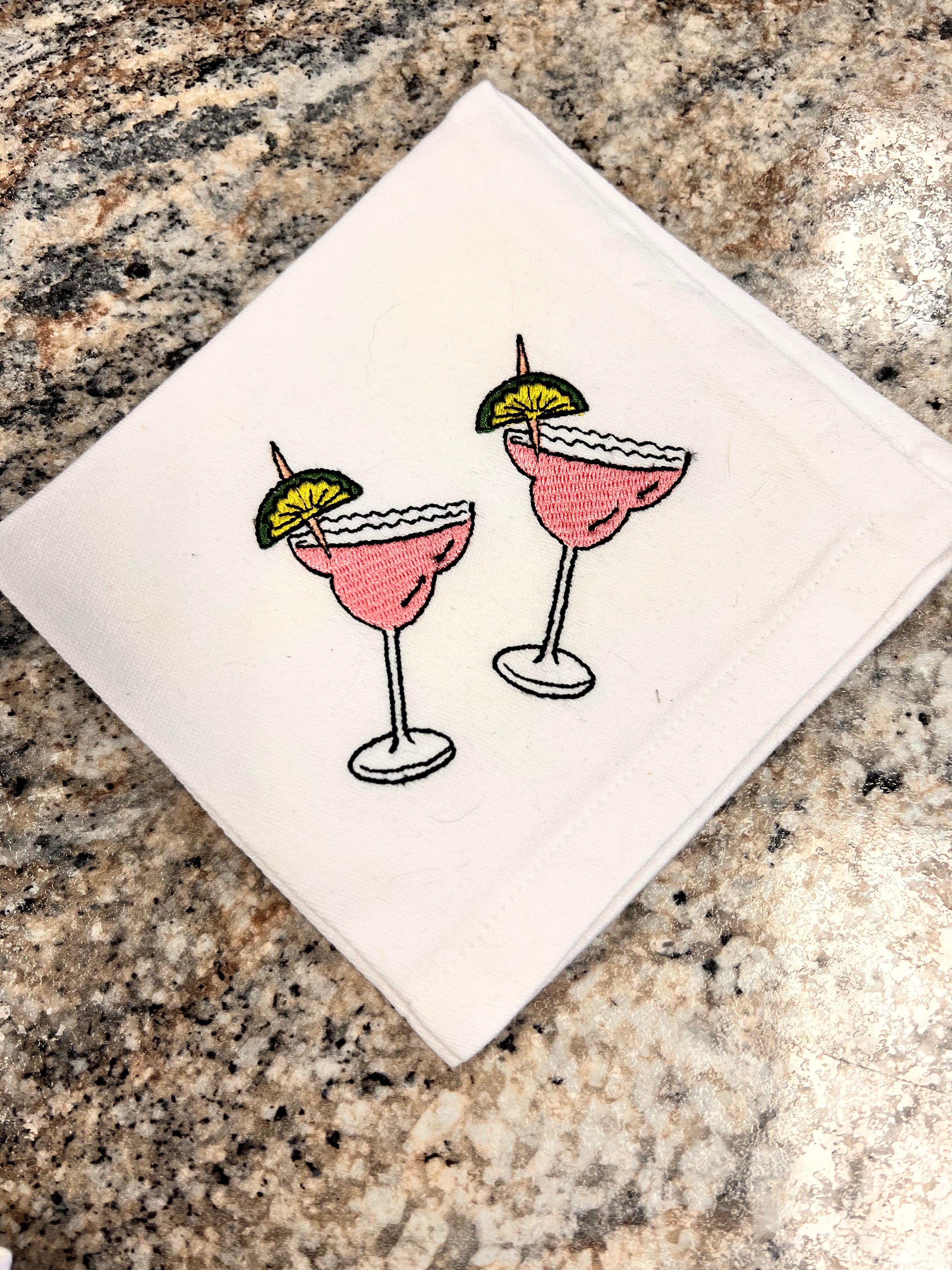12 Embroidered Napkins