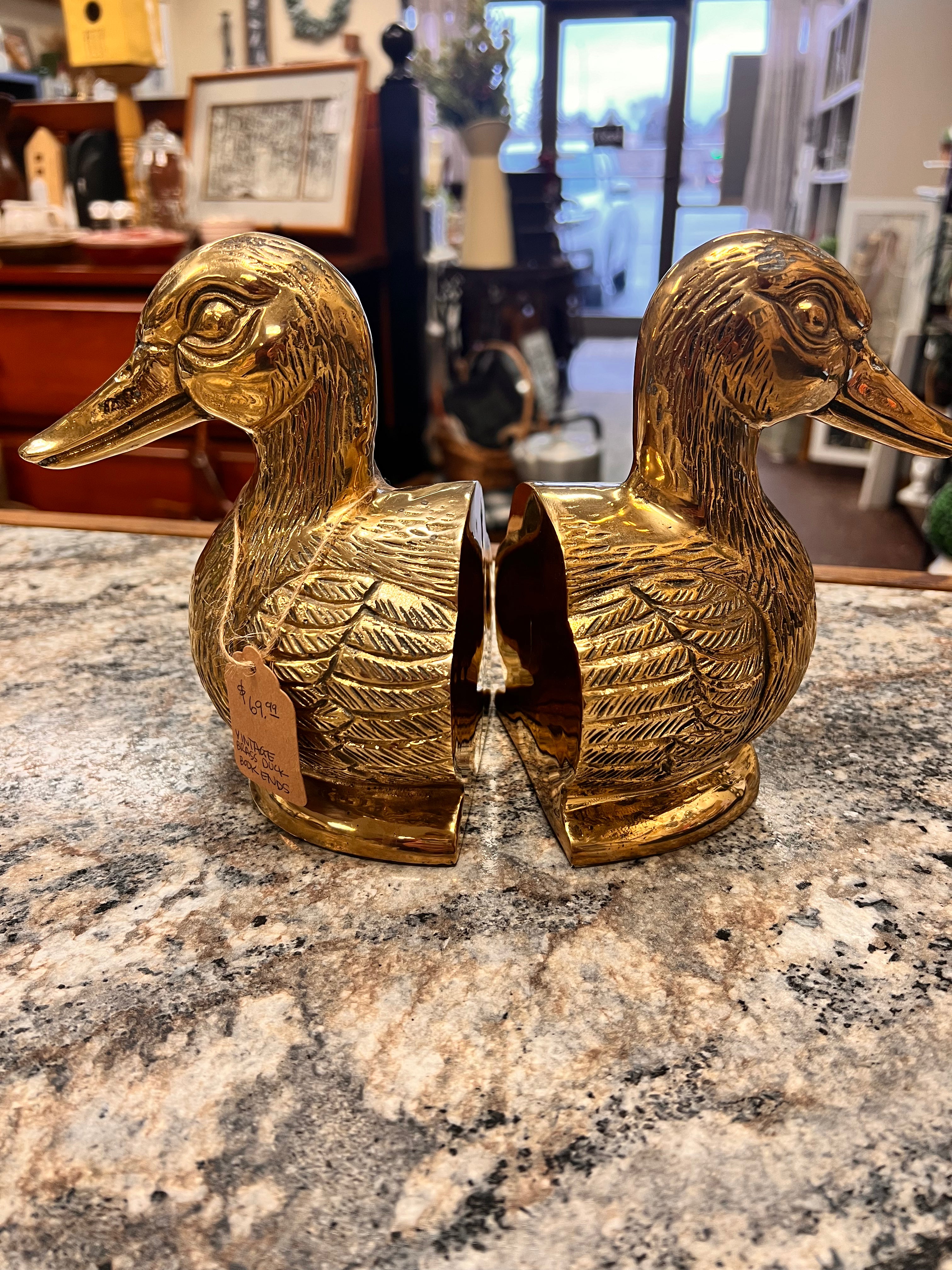 Brass Bookends