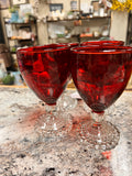 Ruby Glass Set