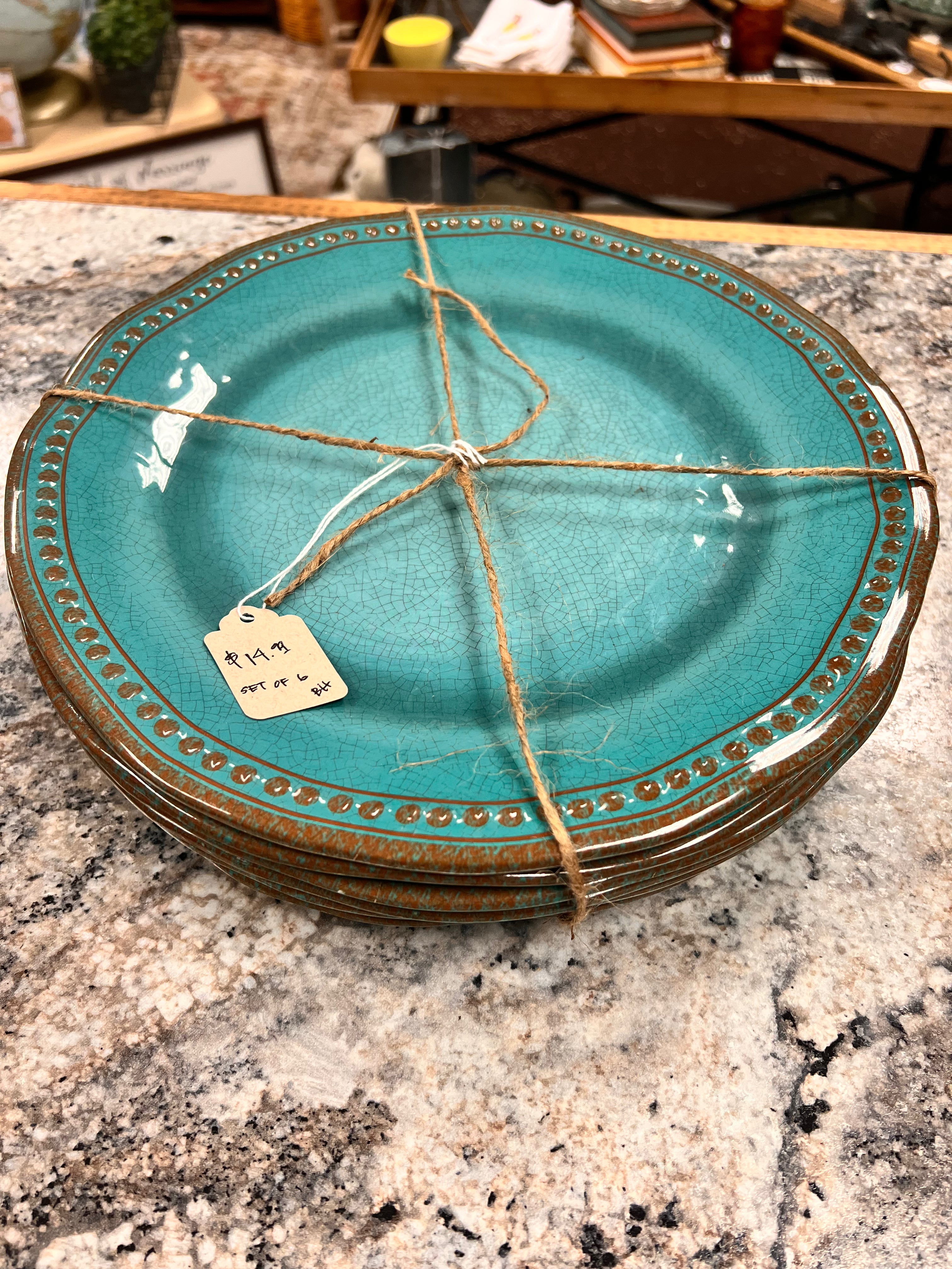 Blue Plate Set