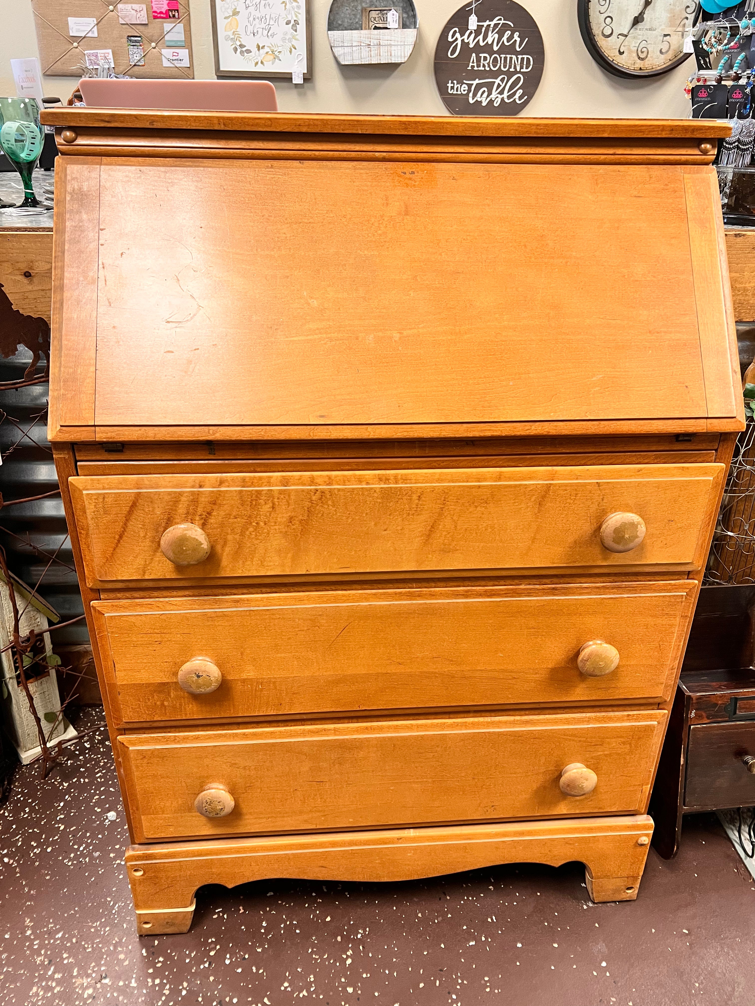 Maple Secretary Desk