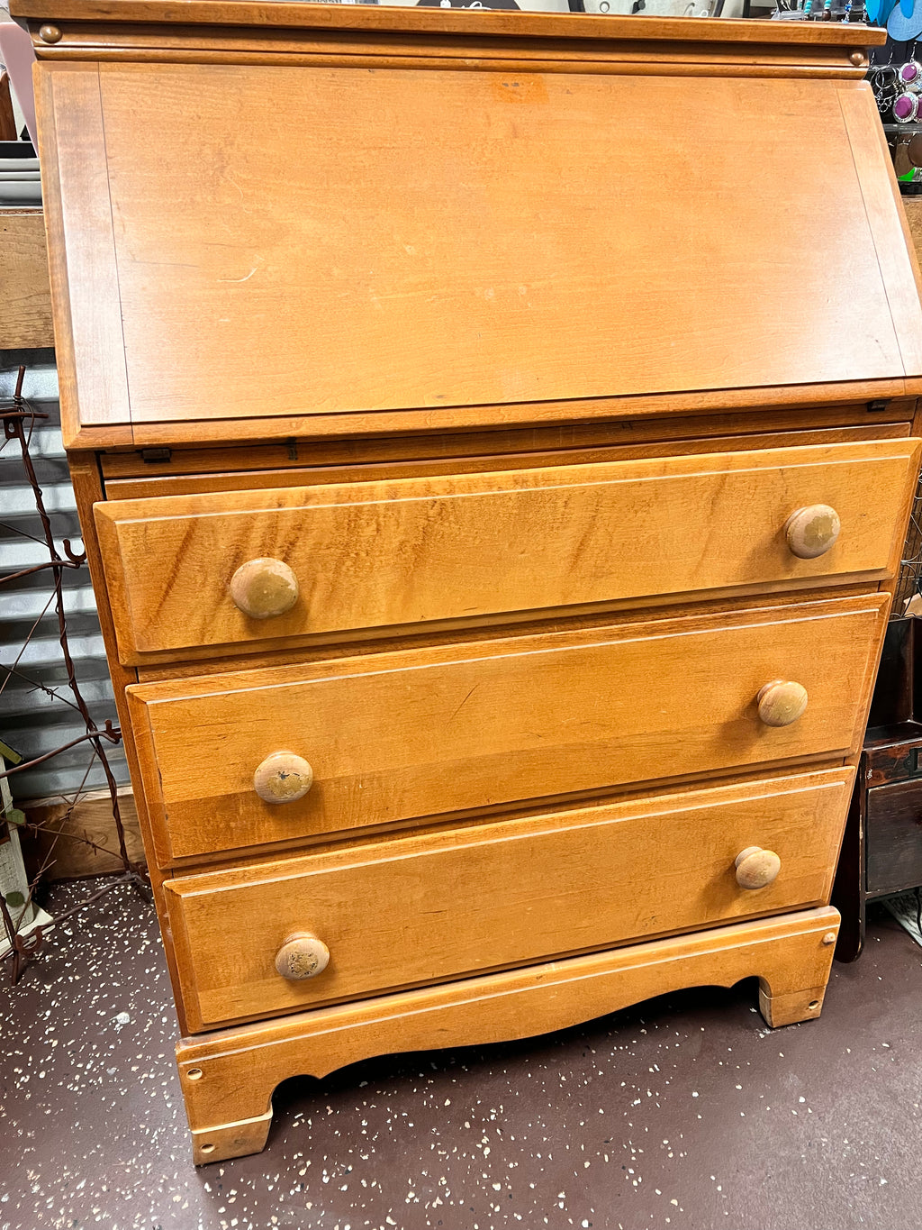 Maple Secretary Desk