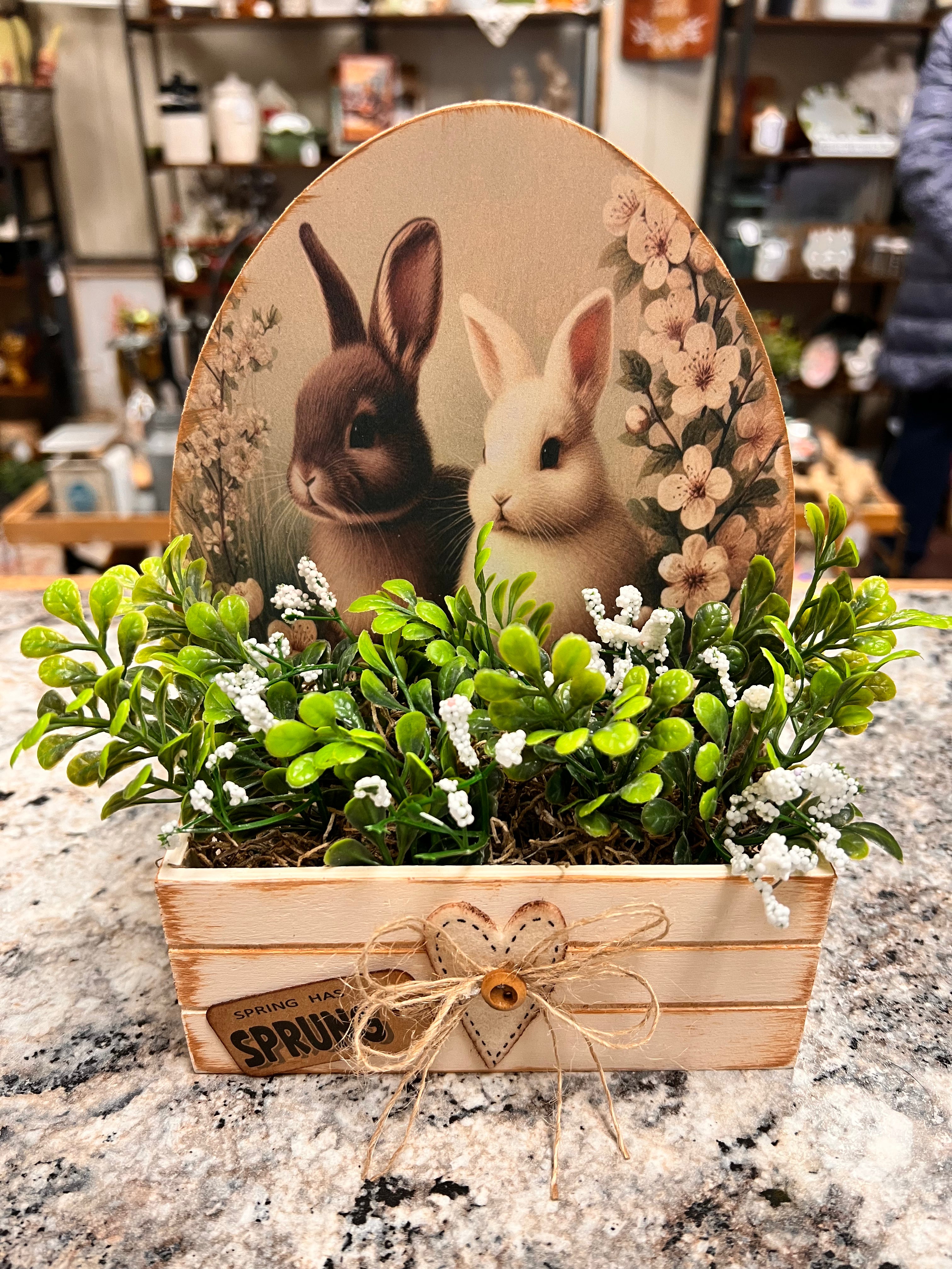 Bunny Plant Decor
