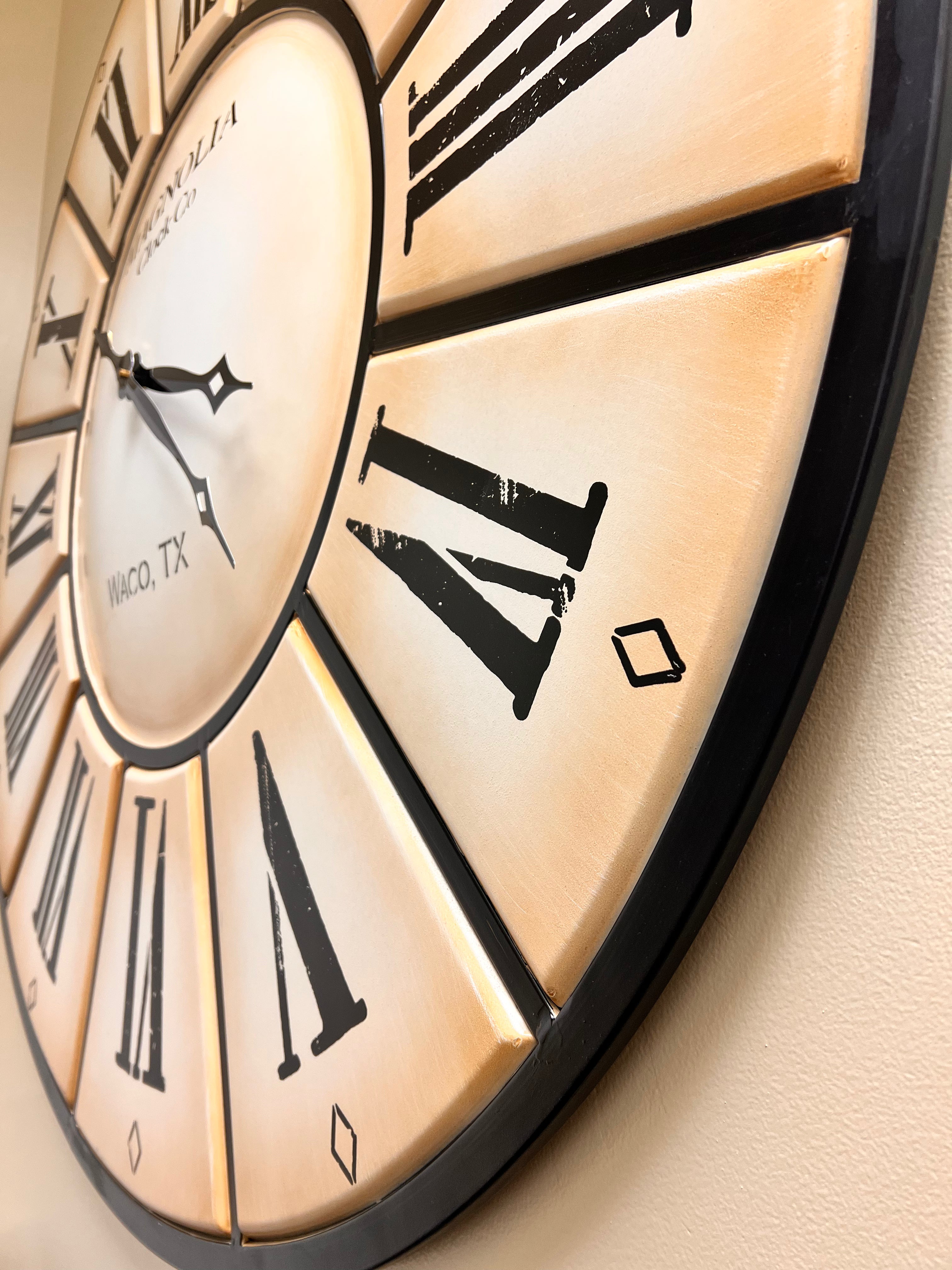 47” Magnolia Clock