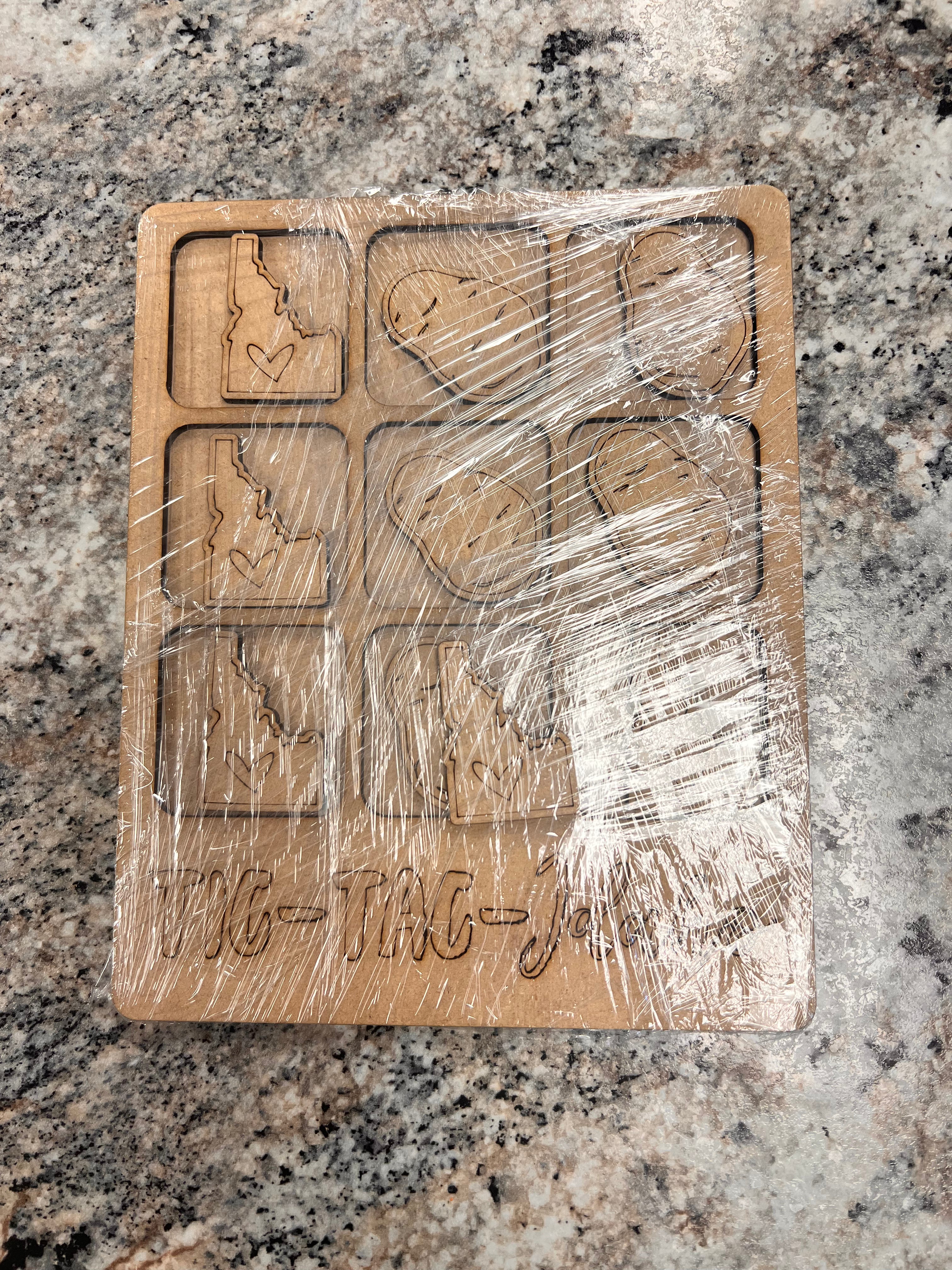 Tic-Tac-Idaho Wood Kit