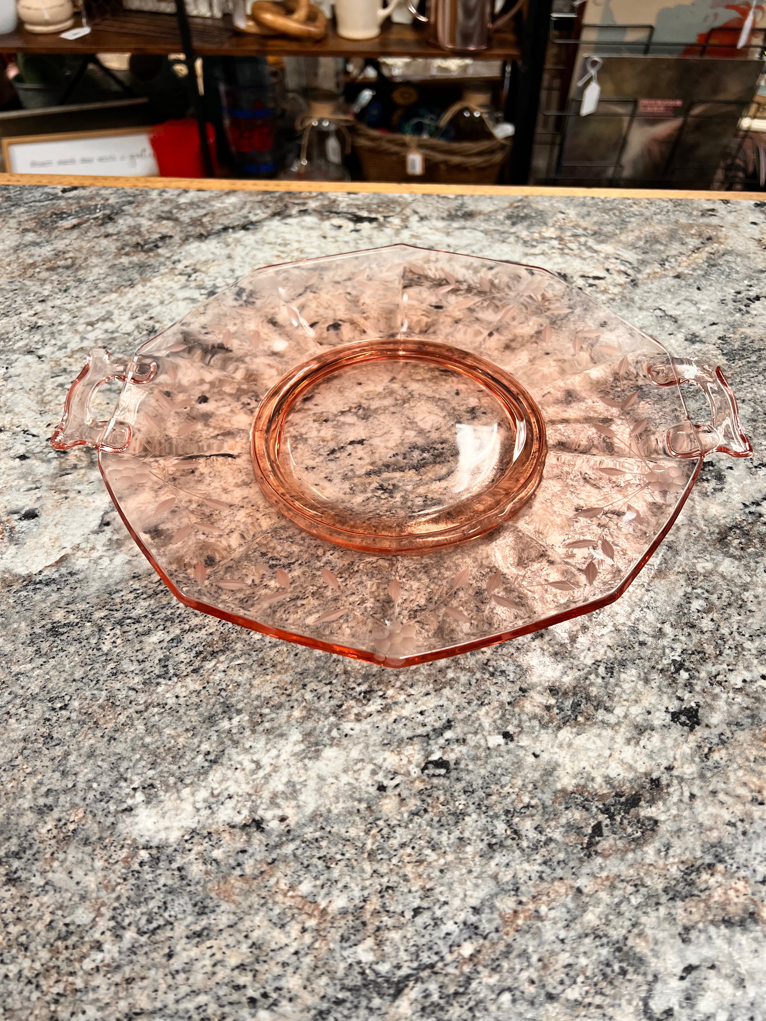 Pink Serving Platter
