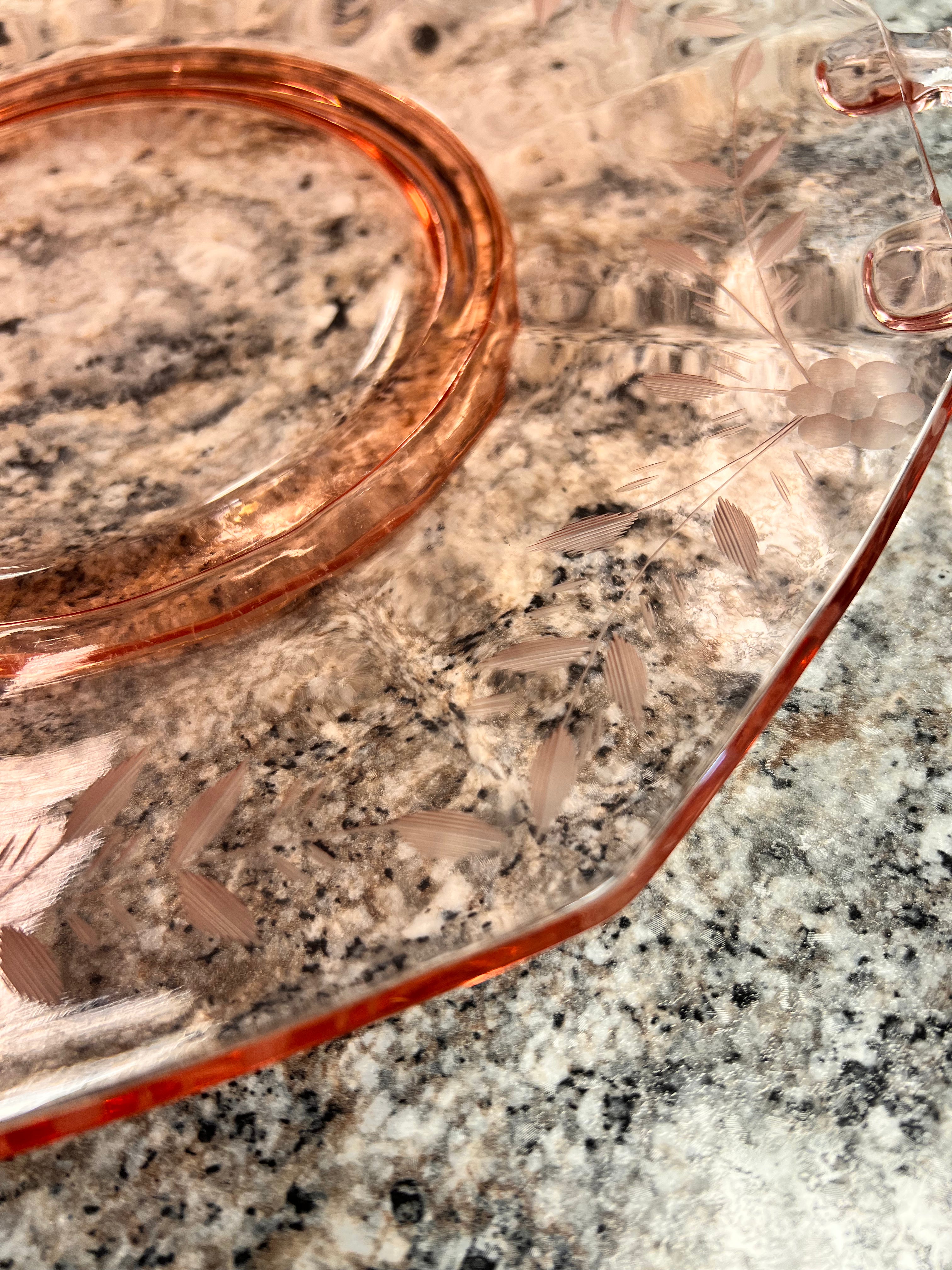 Pink Serving Platter